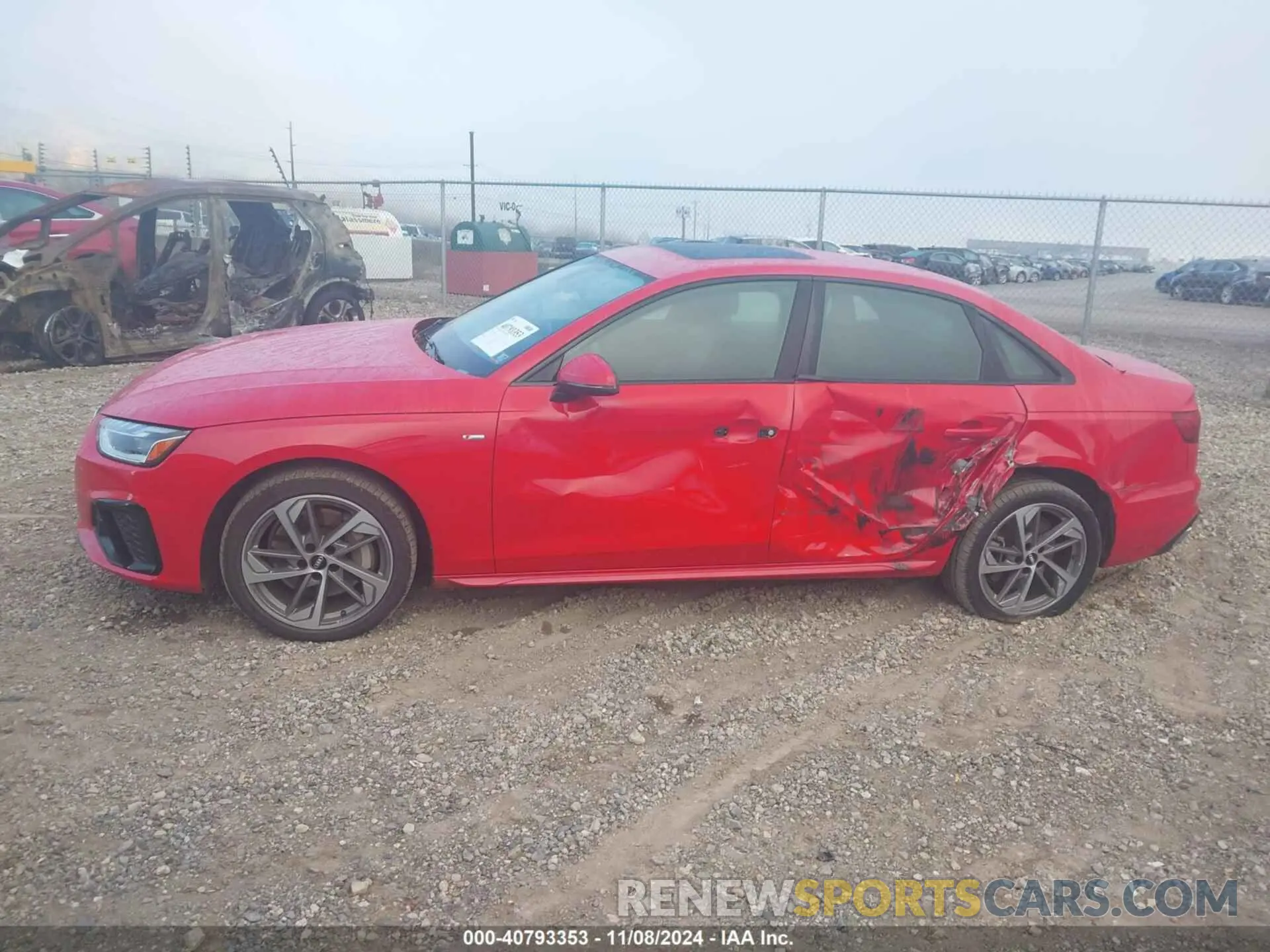 14 Photograph of a damaged car WAUEAAF41MA022752 AUDI A4 2021