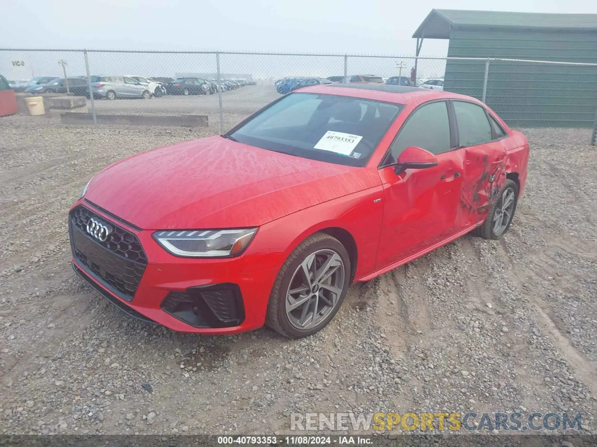 2 Photograph of a damaged car WAUEAAF41MA022752 AUDI A4 2021
