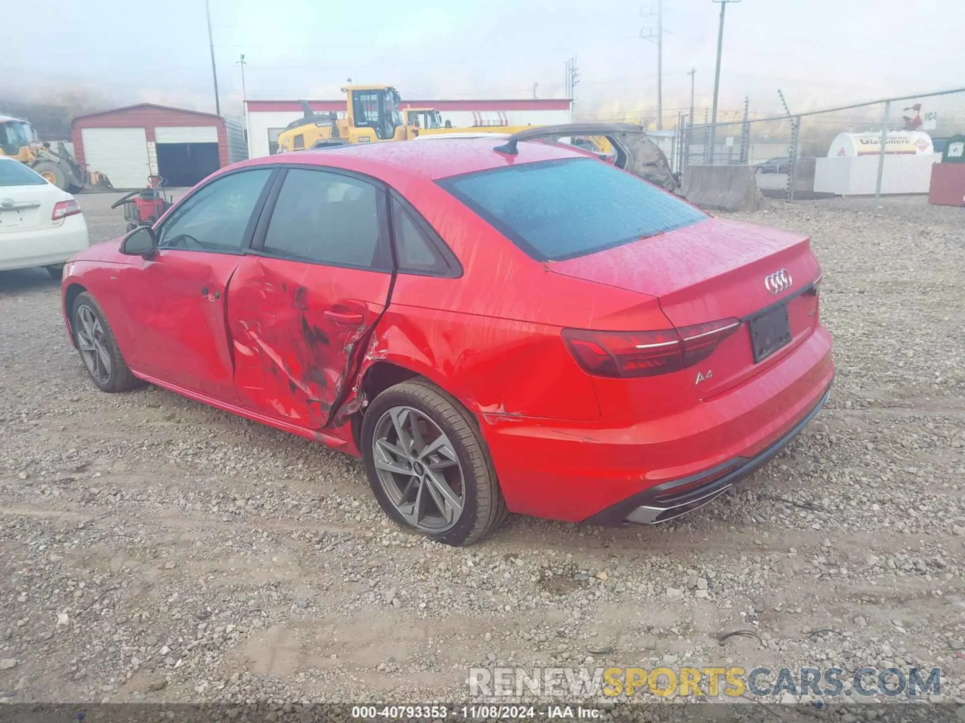 3 Photograph of a damaged car WAUEAAF41MA022752 AUDI A4 2021