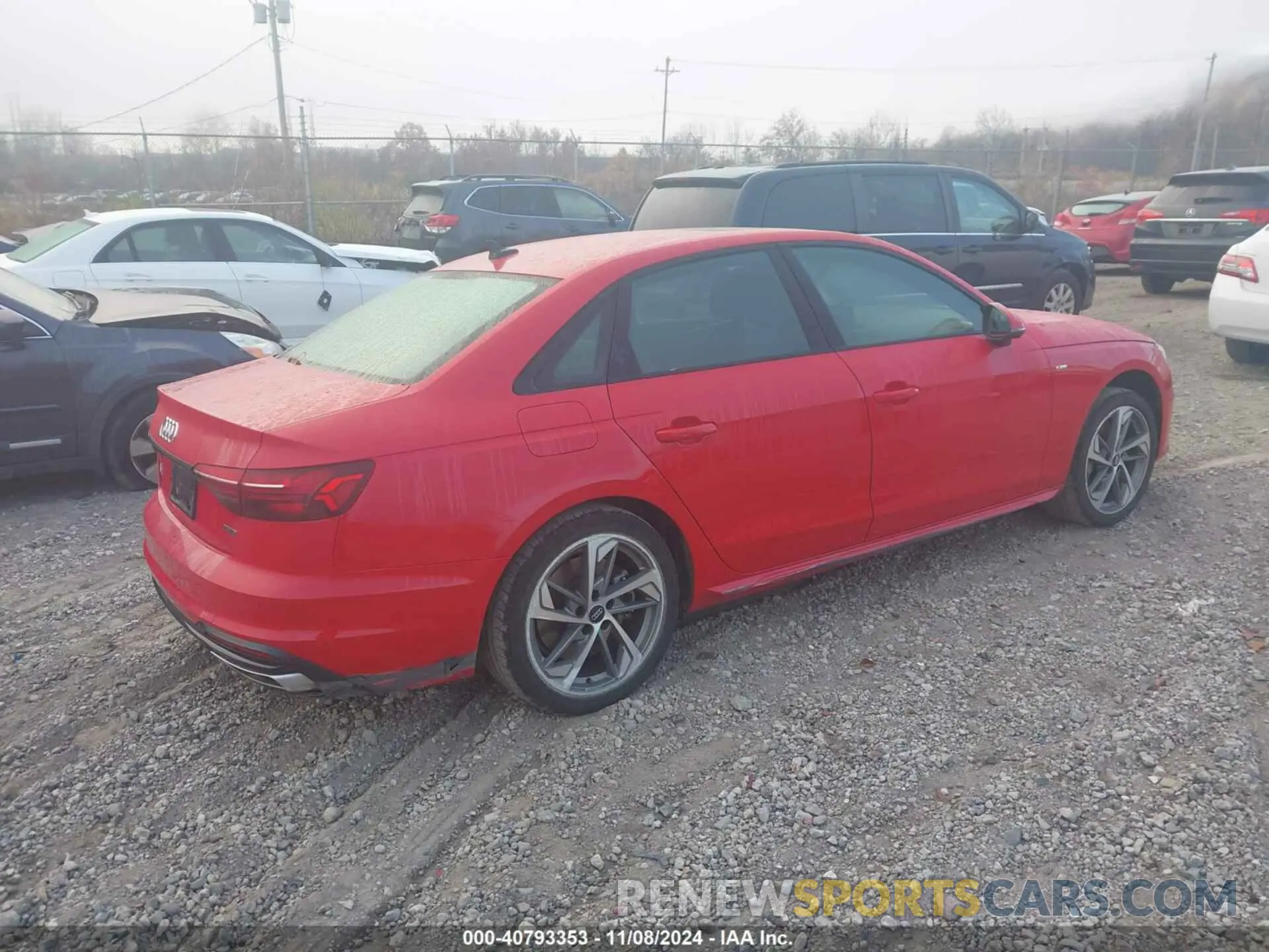 4 Photograph of a damaged car WAUEAAF41MA022752 AUDI A4 2021