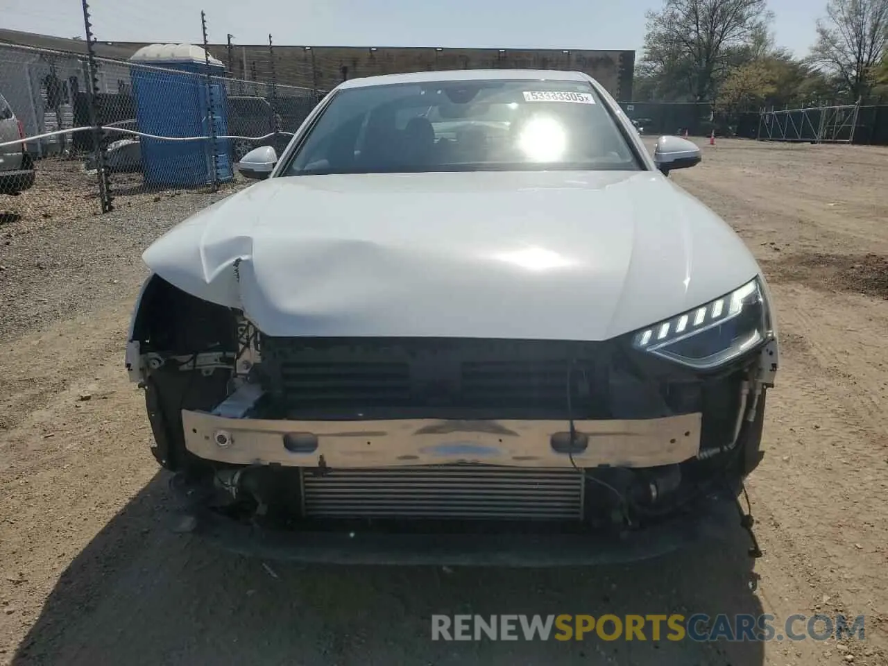 5 Photograph of a damaged car WAUEAAF41MA034898 AUDI A4 2021