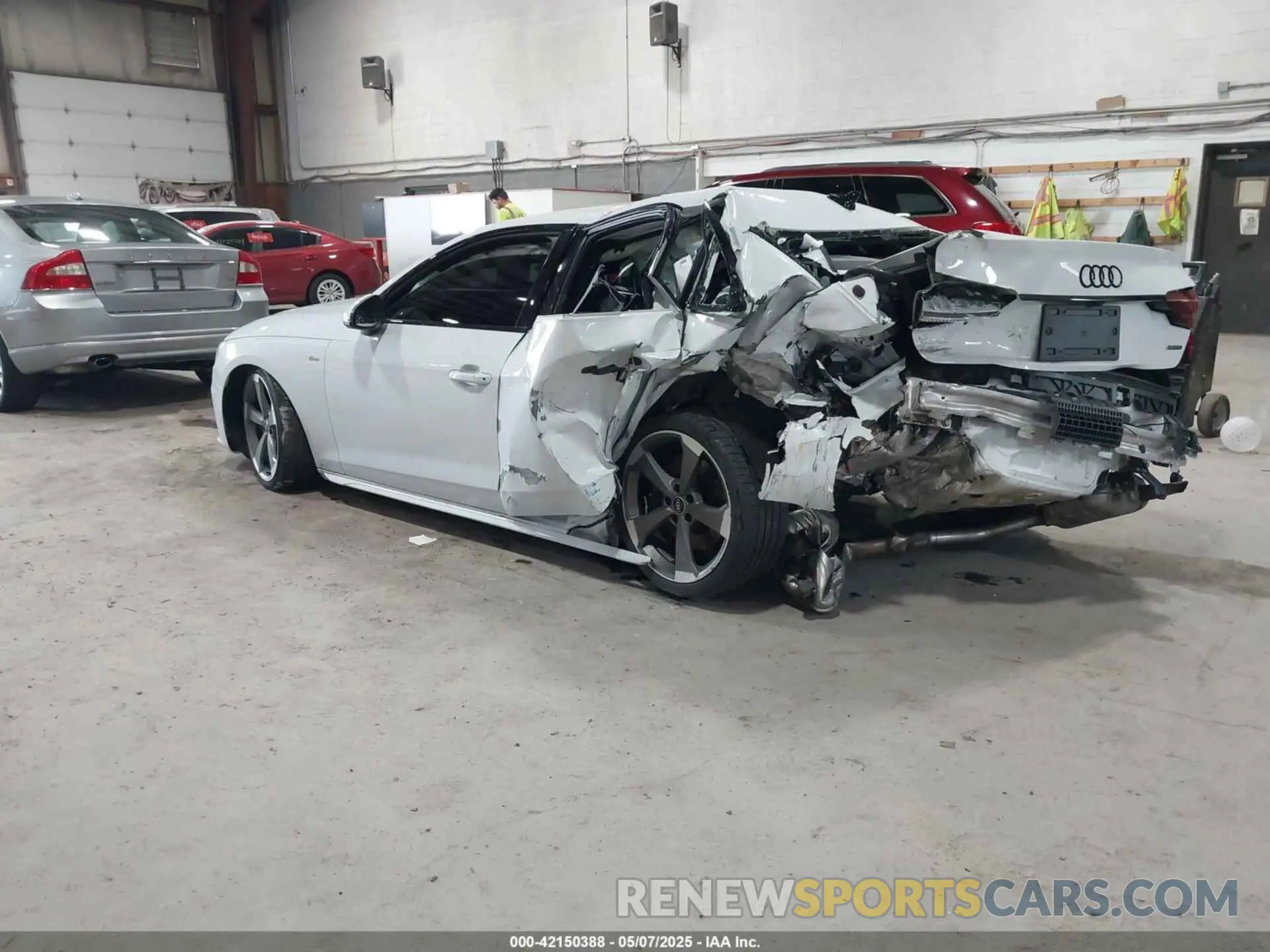 3 Photograph of a damaged car WAUEAAF41MA074690 AUDI A4 2021