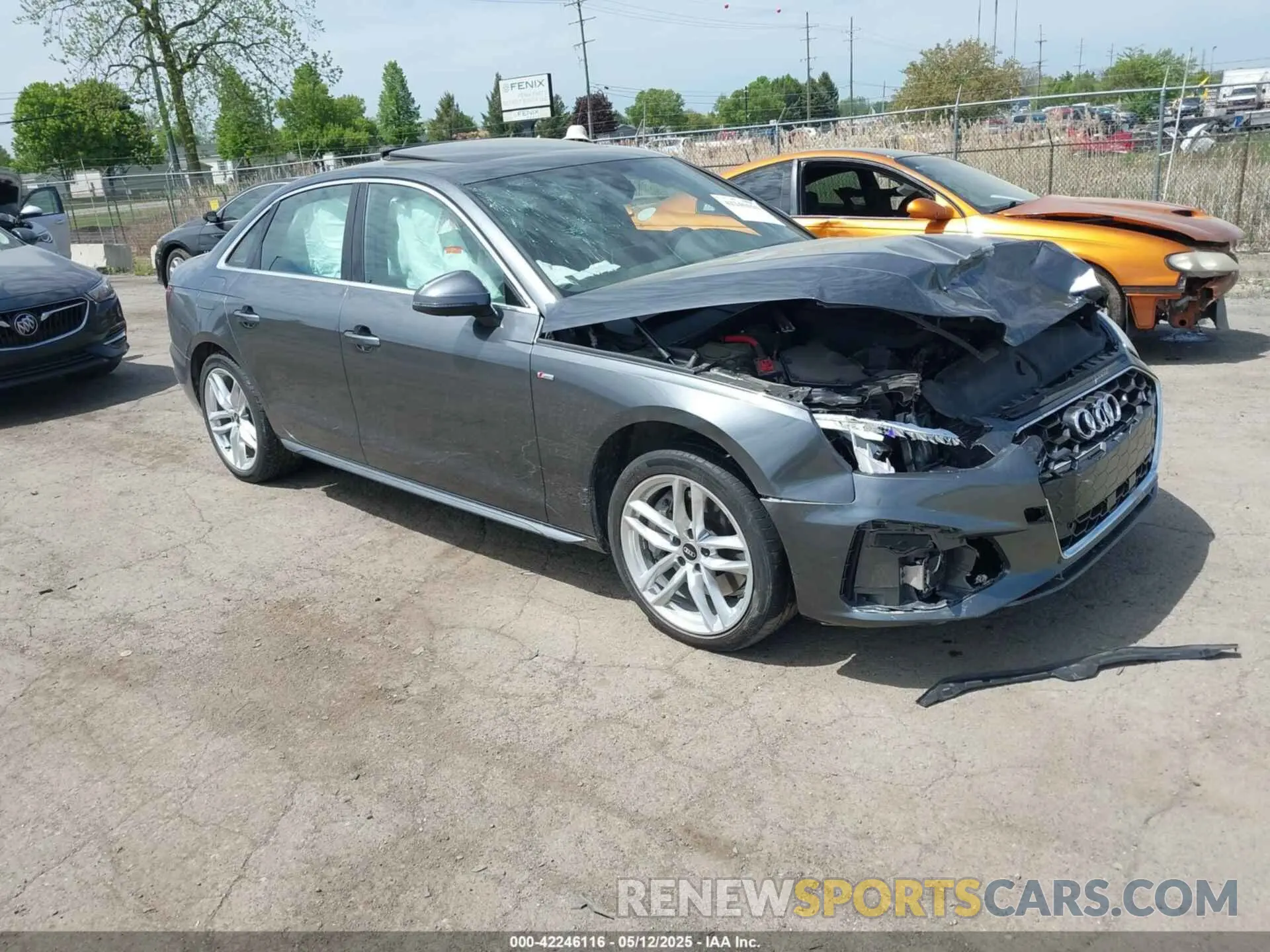 1 Photograph of a damaged car WAUEAAF41MA076634 AUDI A4 2021
