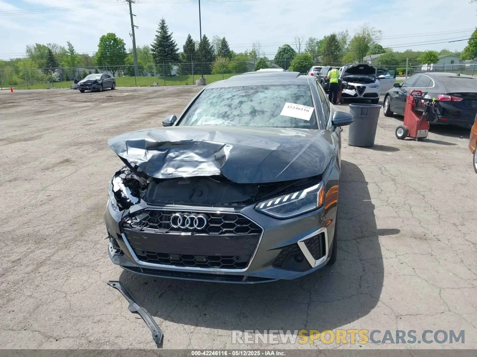 12 Photograph of a damaged car WAUEAAF41MA076634 AUDI A4 2021