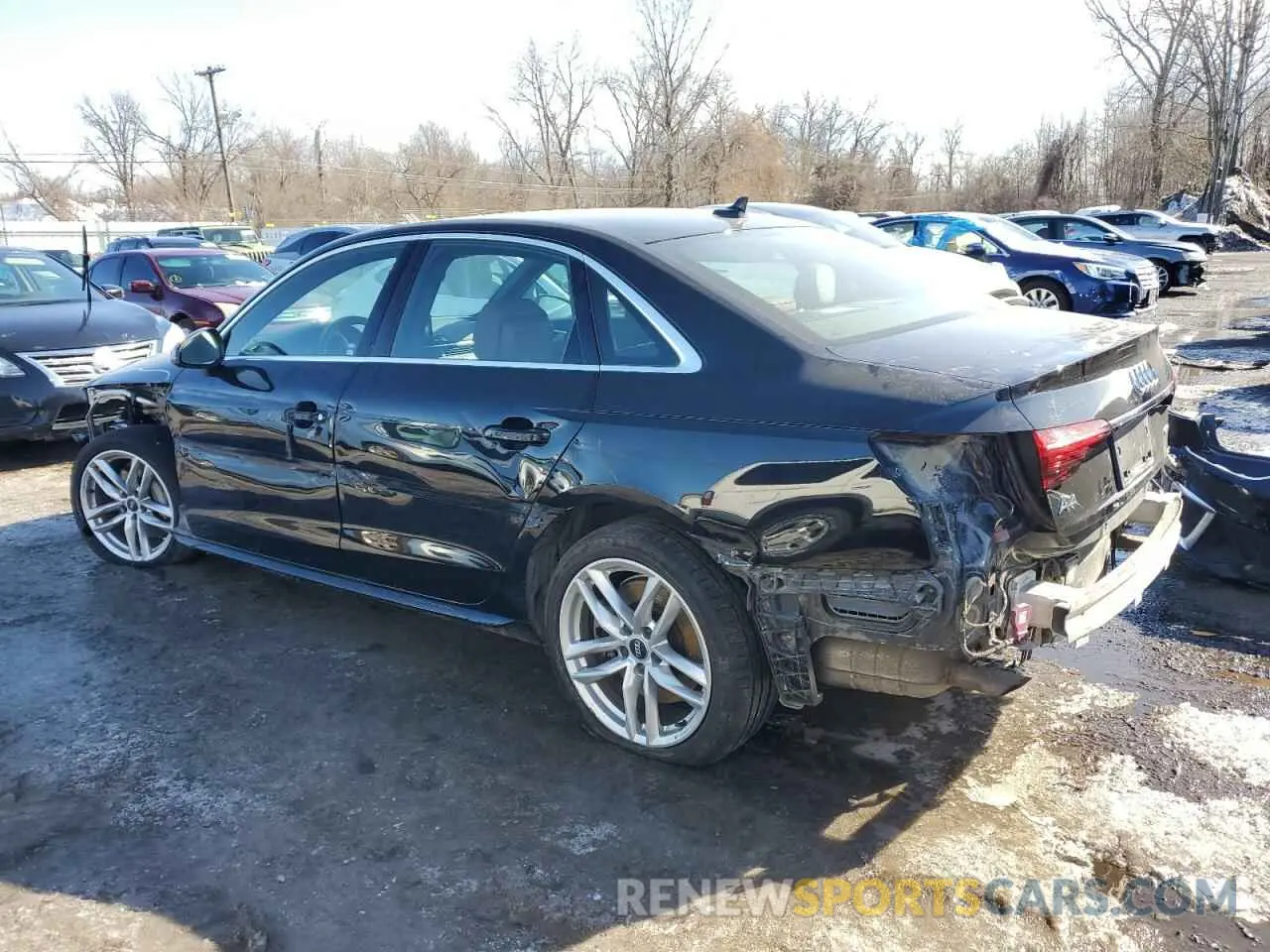 2 Photograph of a damaged car WAUEAAF41MN005880 AUDI A4 2021