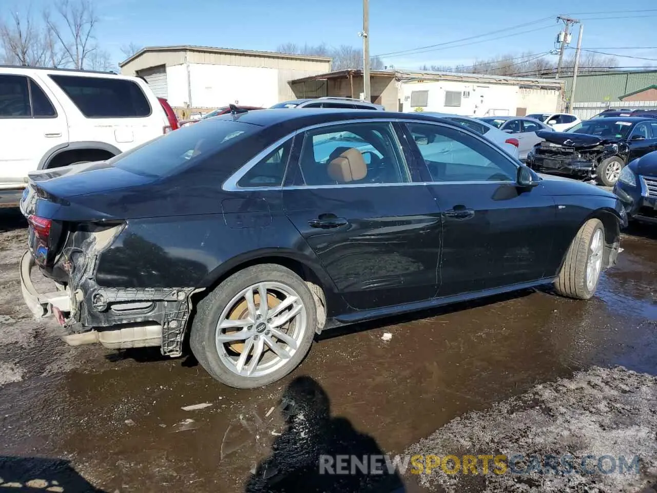 3 Photograph of a damaged car WAUEAAF41MN005880 AUDI A4 2021