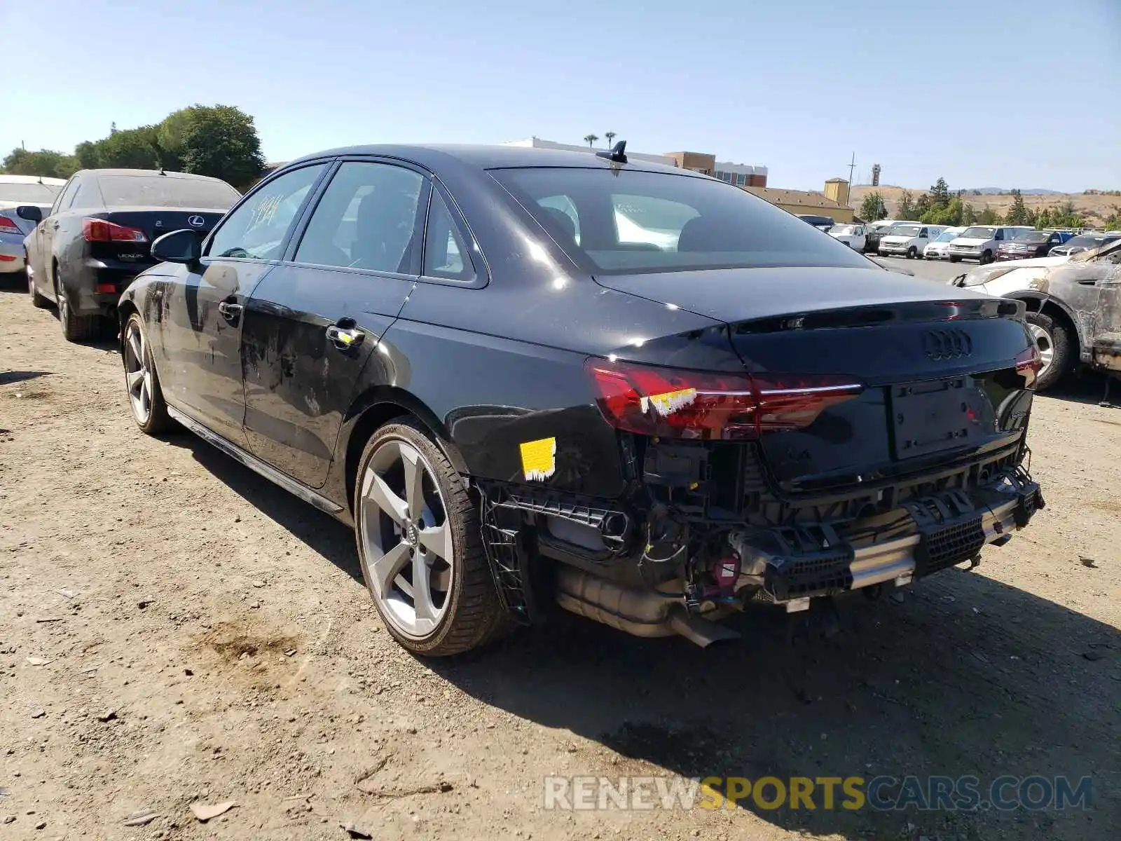 3 Photograph of a damaged car WAUEAAF42MA028902 AUDI A4 2021