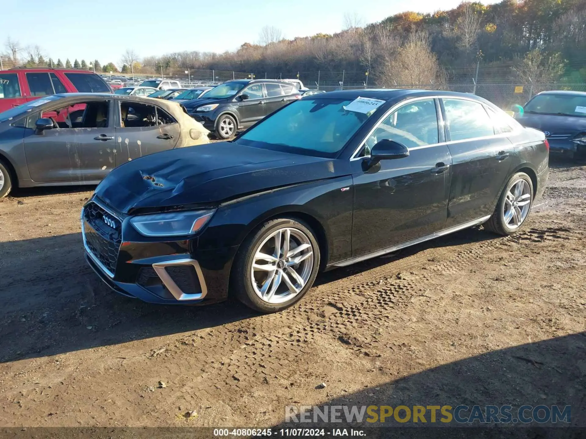2 Photograph of a damaged car WAUEAAF42MA030178 AUDI A4 2021