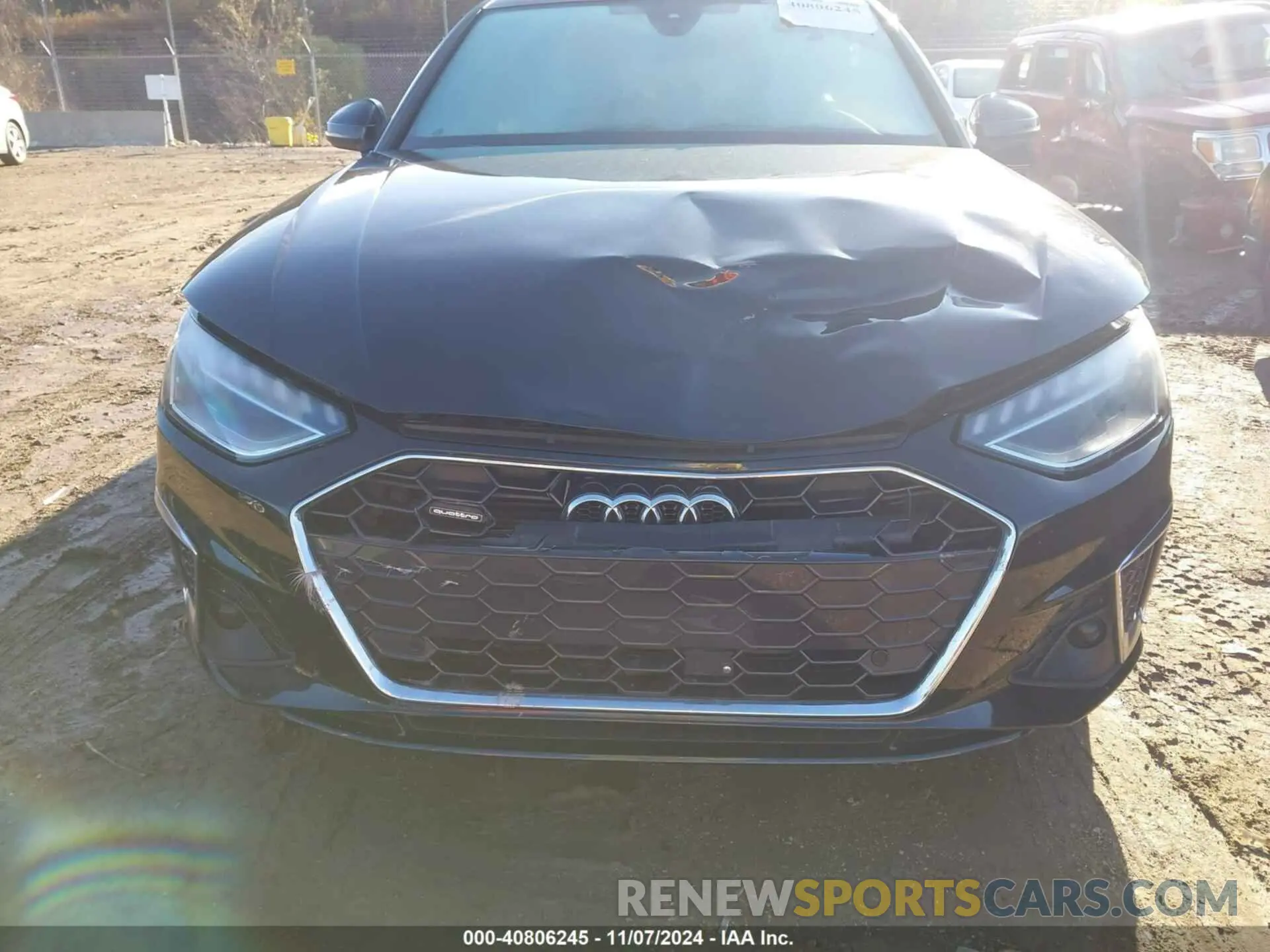 6 Photograph of a damaged car WAUEAAF42MA030178 AUDI A4 2021