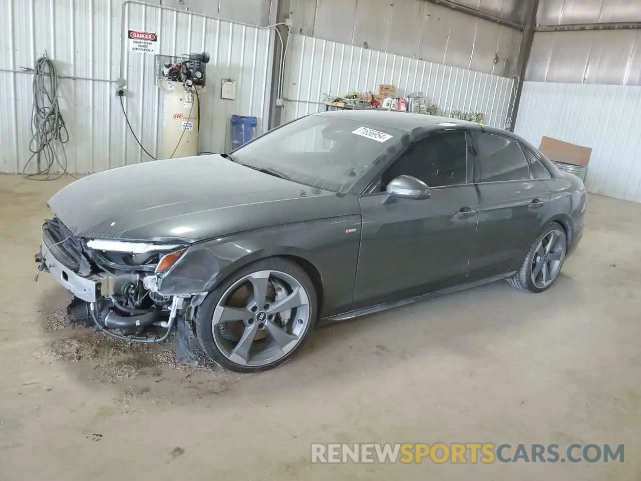 1 Photograph of a damaged car WAUEAAF42MA079297 AUDI A4 2021