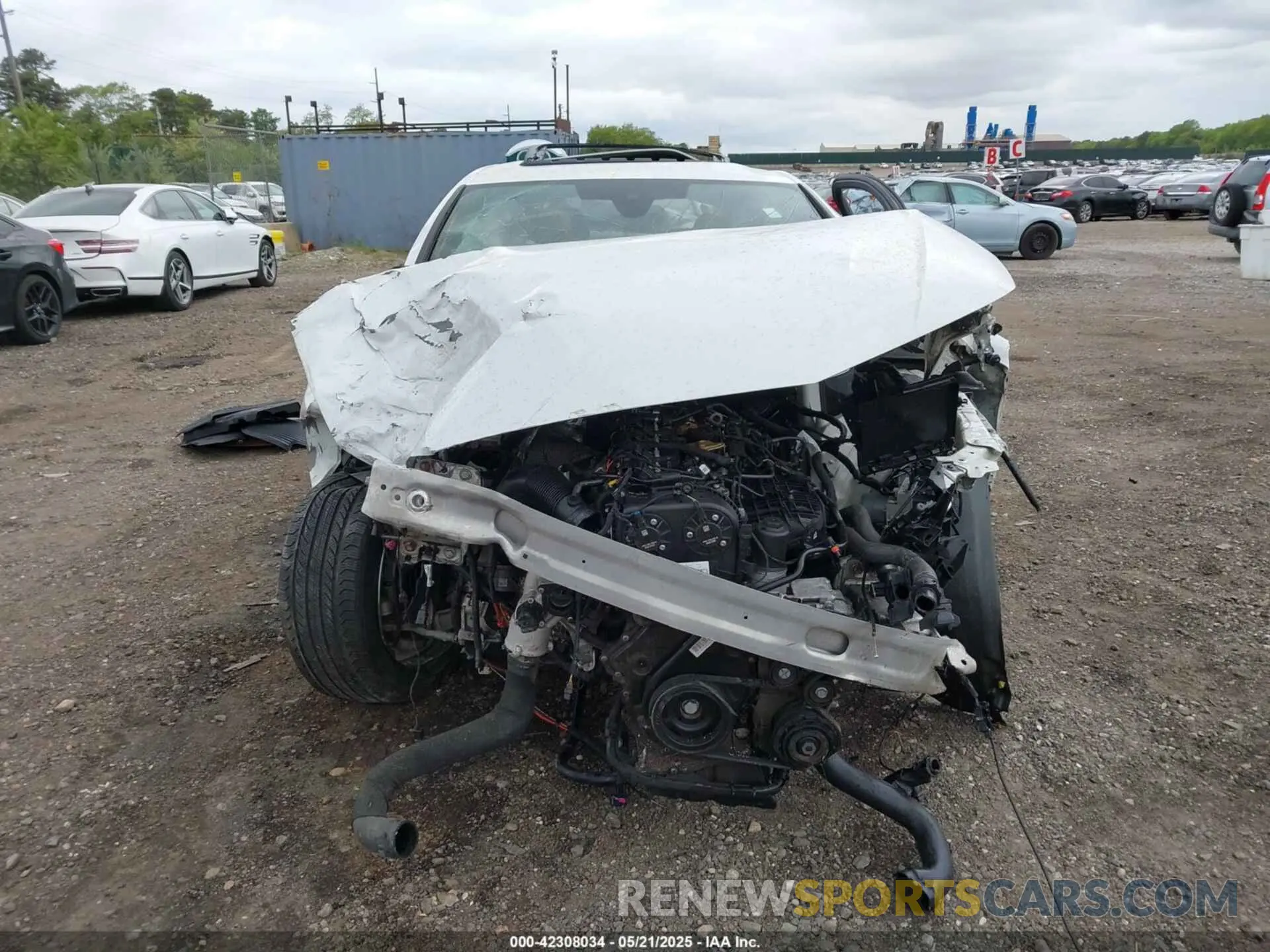 12 Photograph of a damaged car WAUEAAF42MA086122 AUDI A4 2021