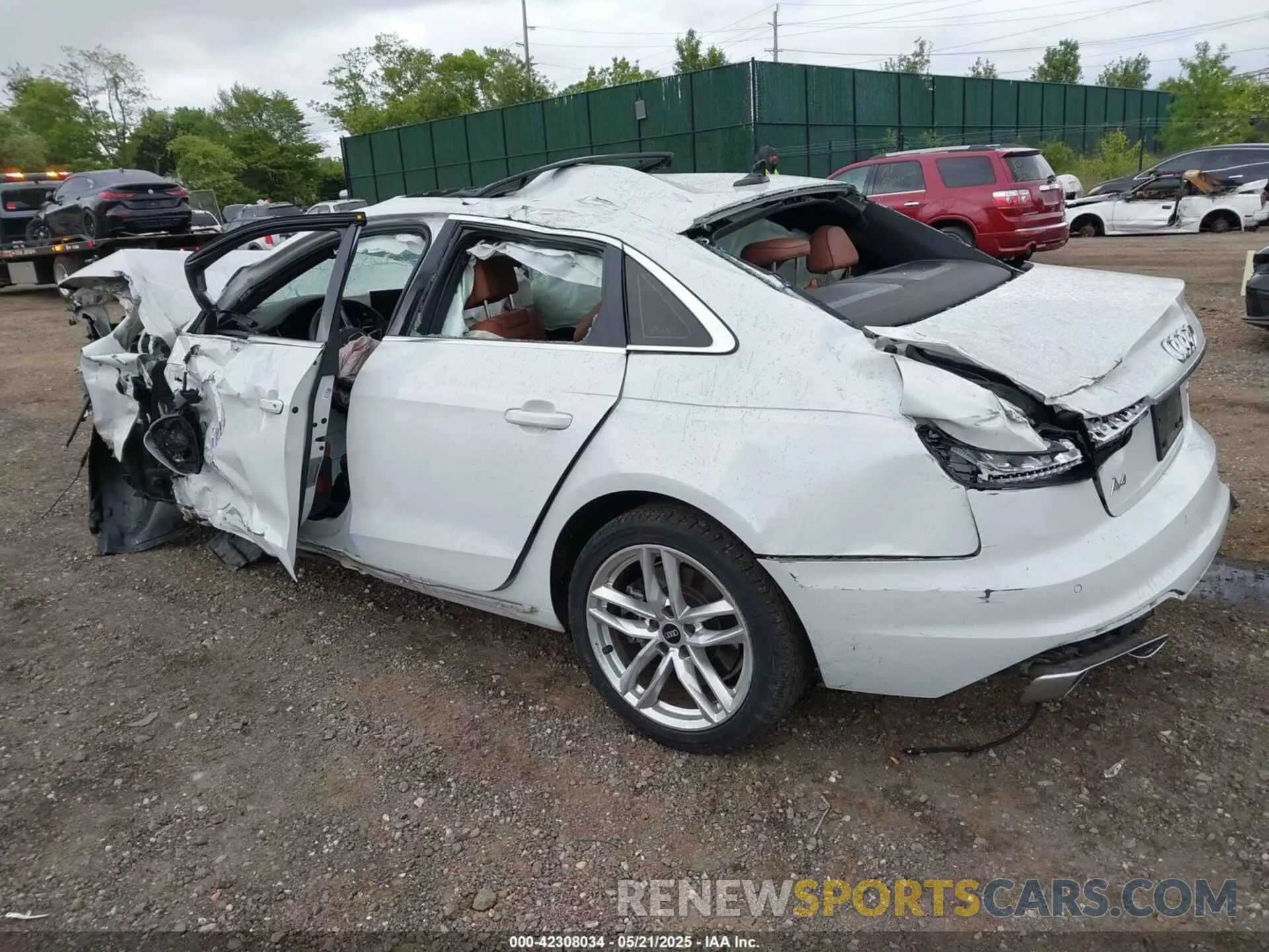 3 Photograph of a damaged car WAUEAAF42MA086122 AUDI A4 2021