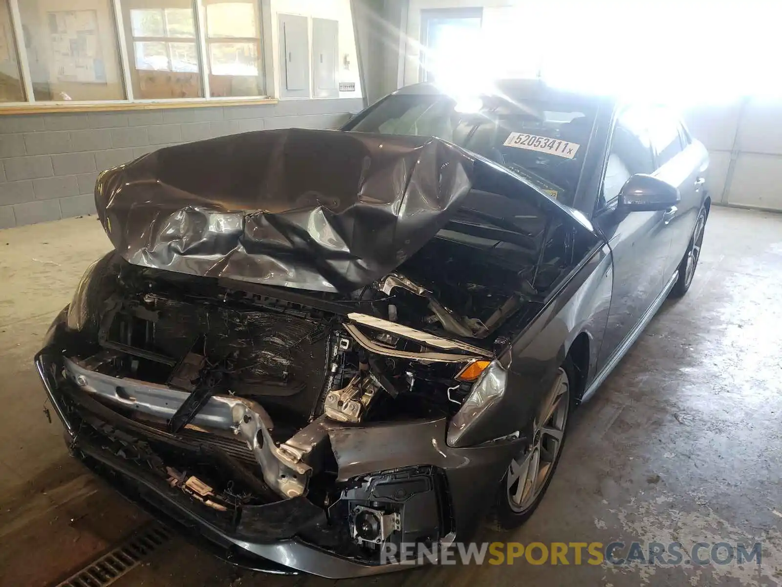 2 Photograph of a damaged car WAUEAAF42MN010229 AUDI A4 2021