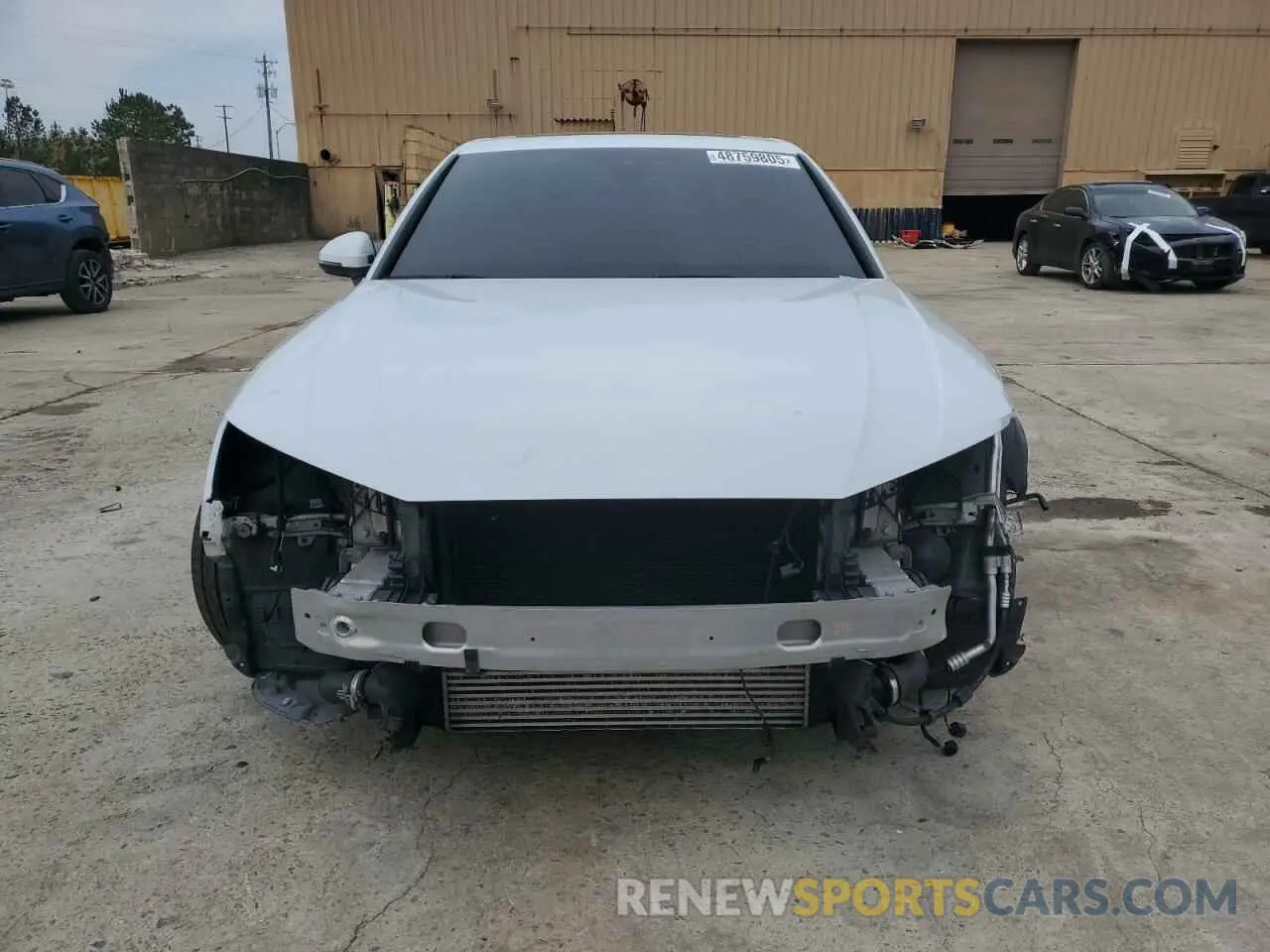 5 Photograph of a damaged car WAUEAAF43MA039455 AUDI A4 2021