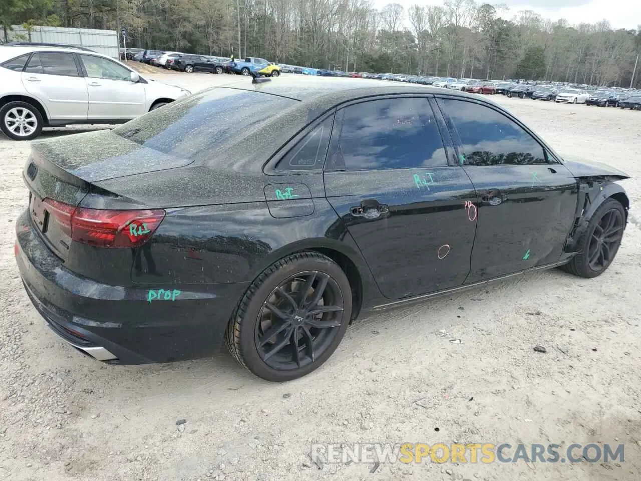 3 Photograph of a damaged car WAUEAAF43MN002480 AUDI A4 2021