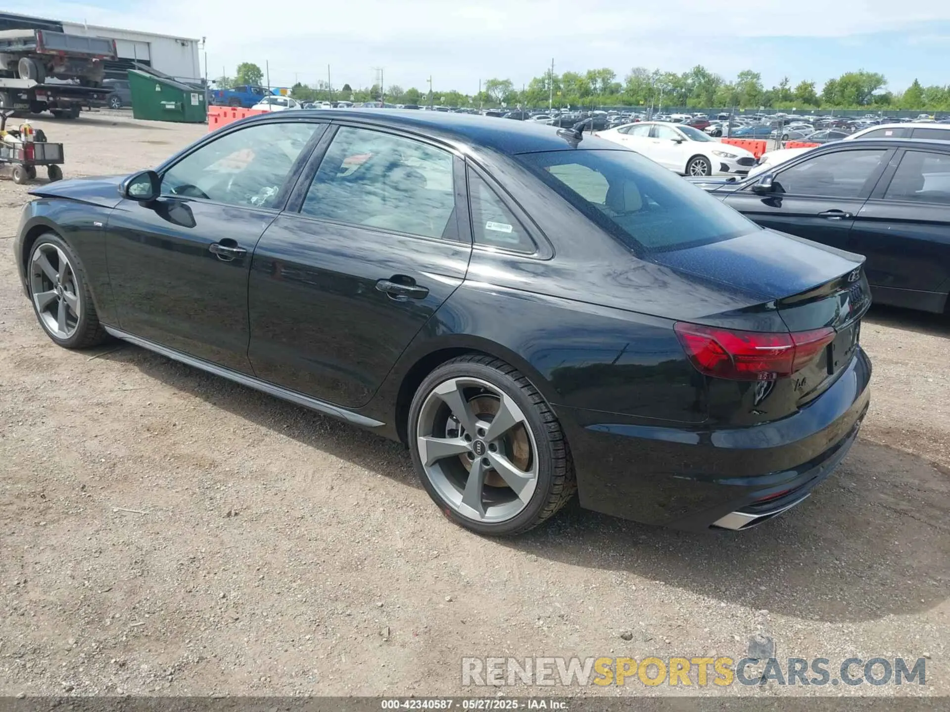 3 Photograph of a damaged car WAUEAAF44MN007168 AUDI A4 2021
