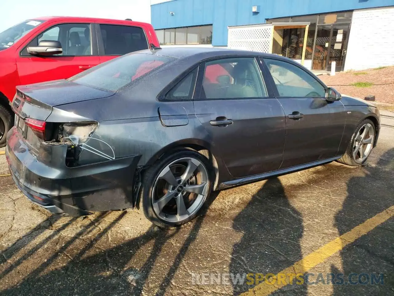 3 Photograph of a damaged car WAUEAAF44MN016033 AUDI A4 2021
