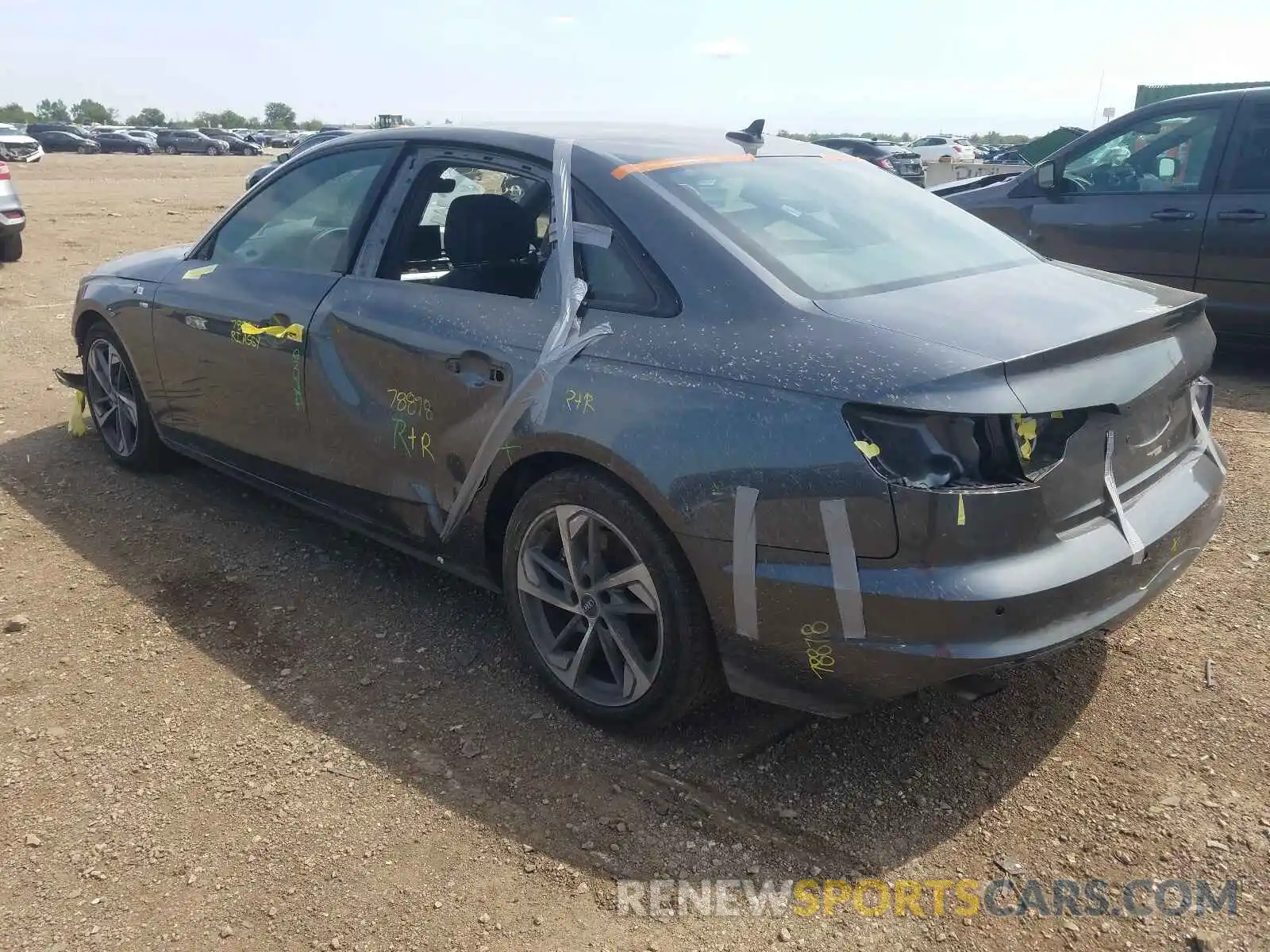 3 Photograph of a damaged car WAUEAAF45MA018106 AUDI A4 2021