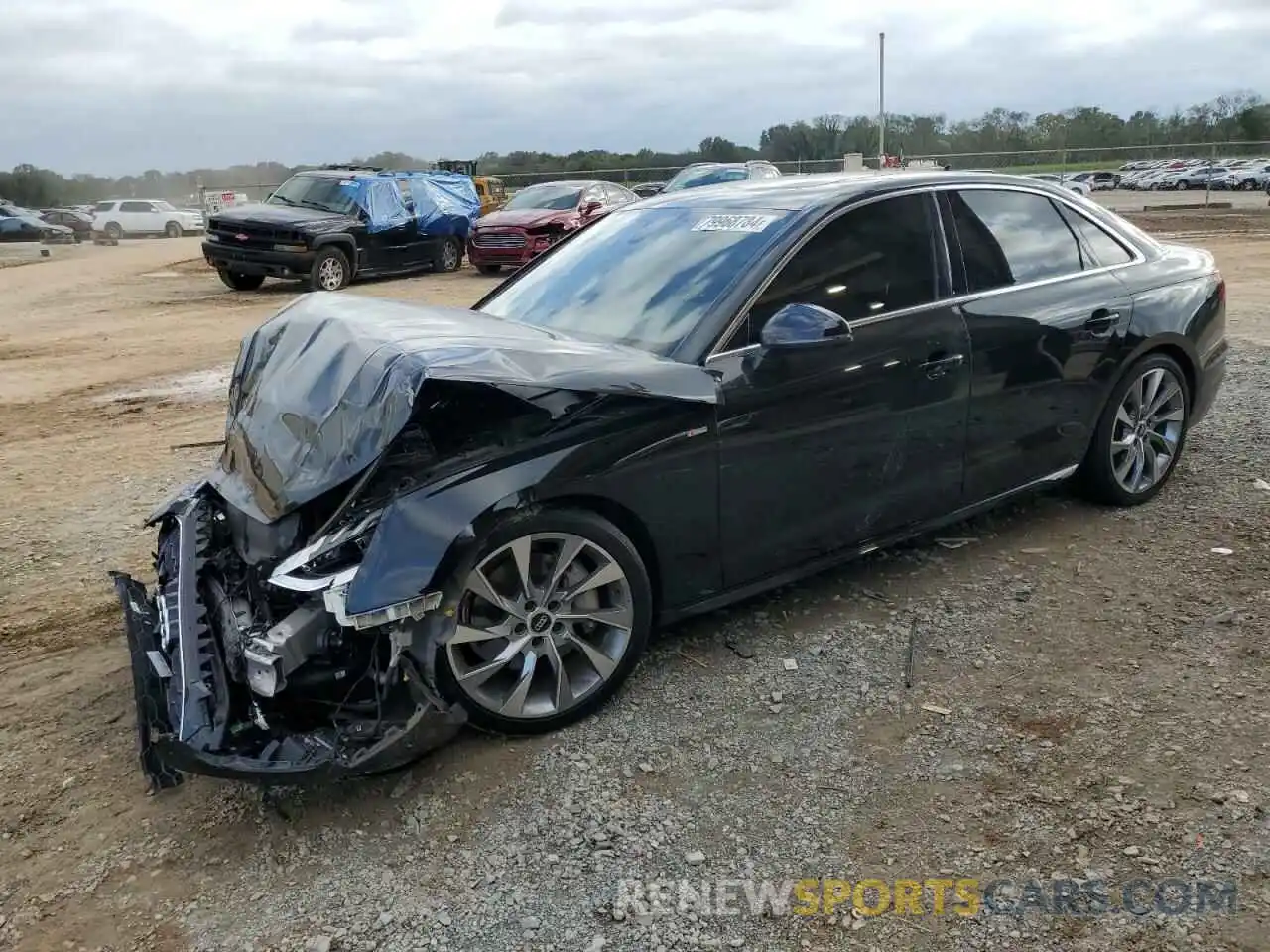 1 Photograph of a damaged car WAUEAAF46MA015960 AUDI A4 2021