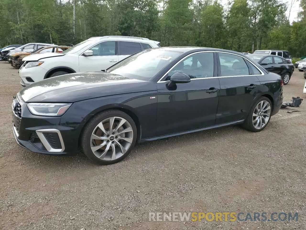1 Photograph of a damaged car WAUEAAF46MN016129 AUDI A4 2021
