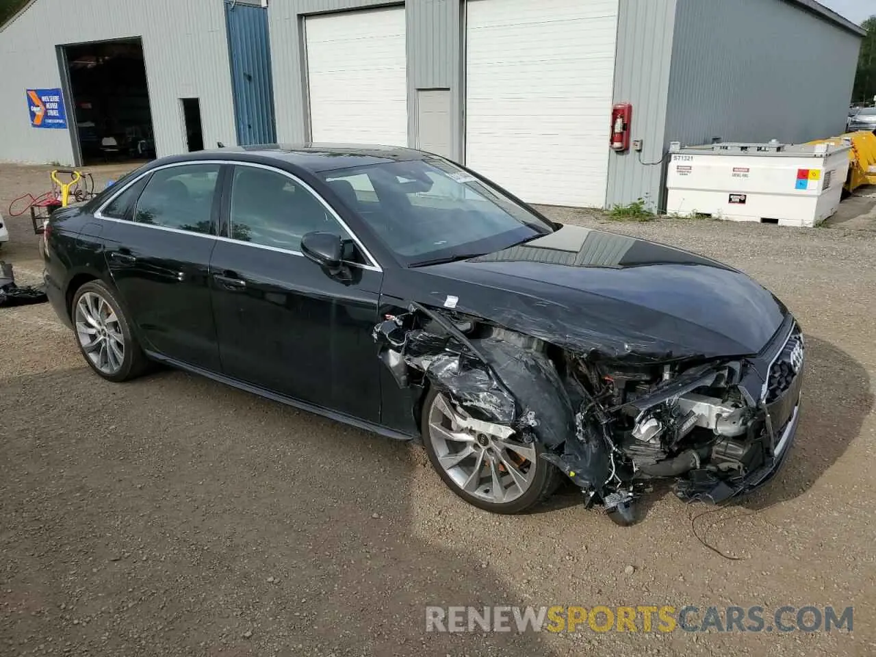 4 Photograph of a damaged car WAUEAAF46MN016129 AUDI A4 2021