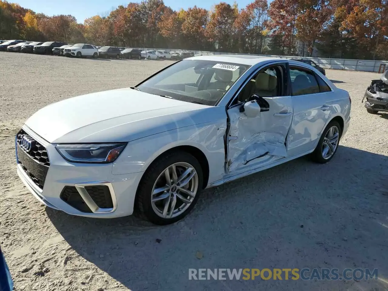 1 Photograph of a damaged car WAUEAAF47MA034937 AUDI A4 2021