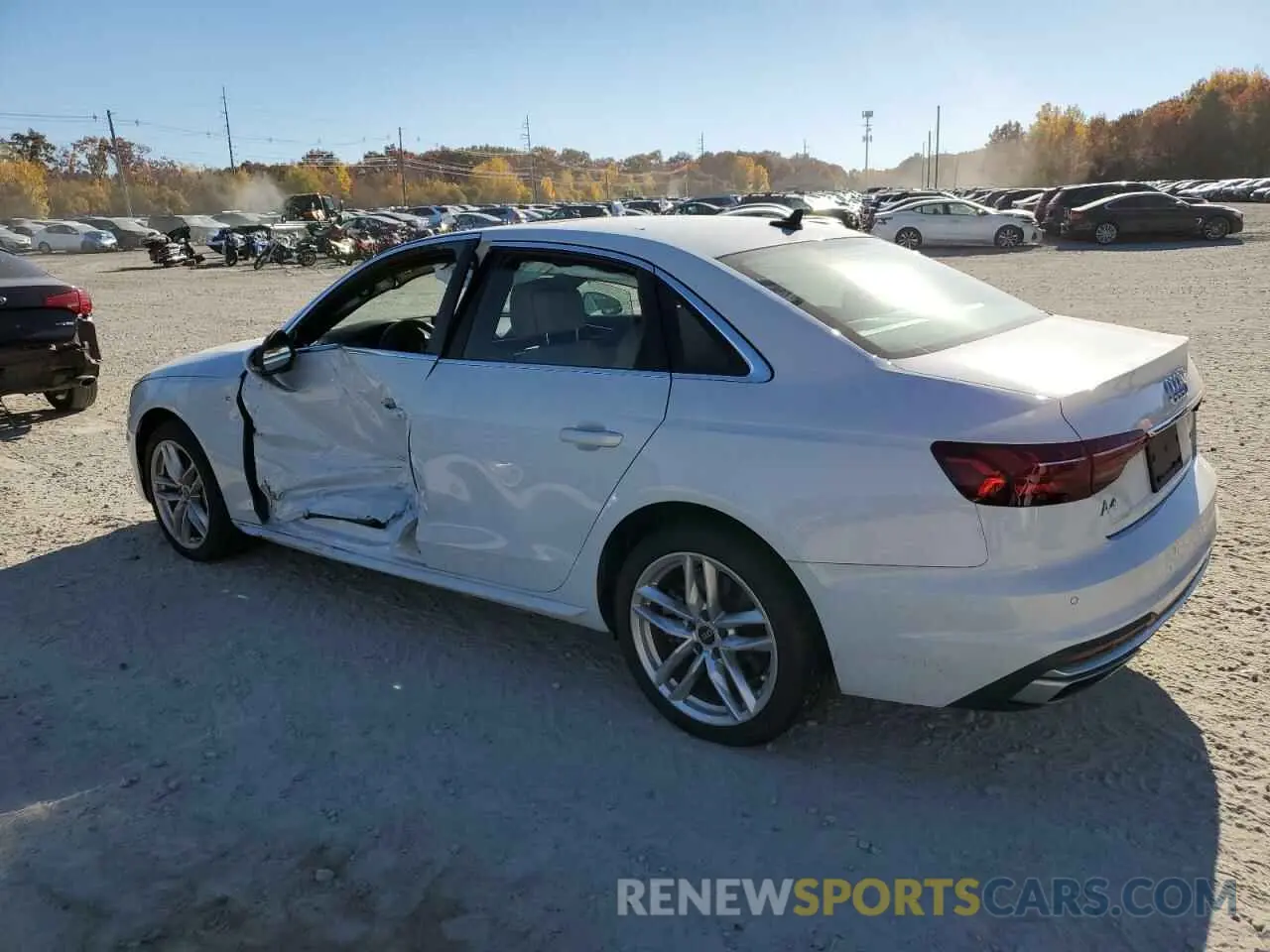 2 Photograph of a damaged car WAUEAAF47MA034937 AUDI A4 2021