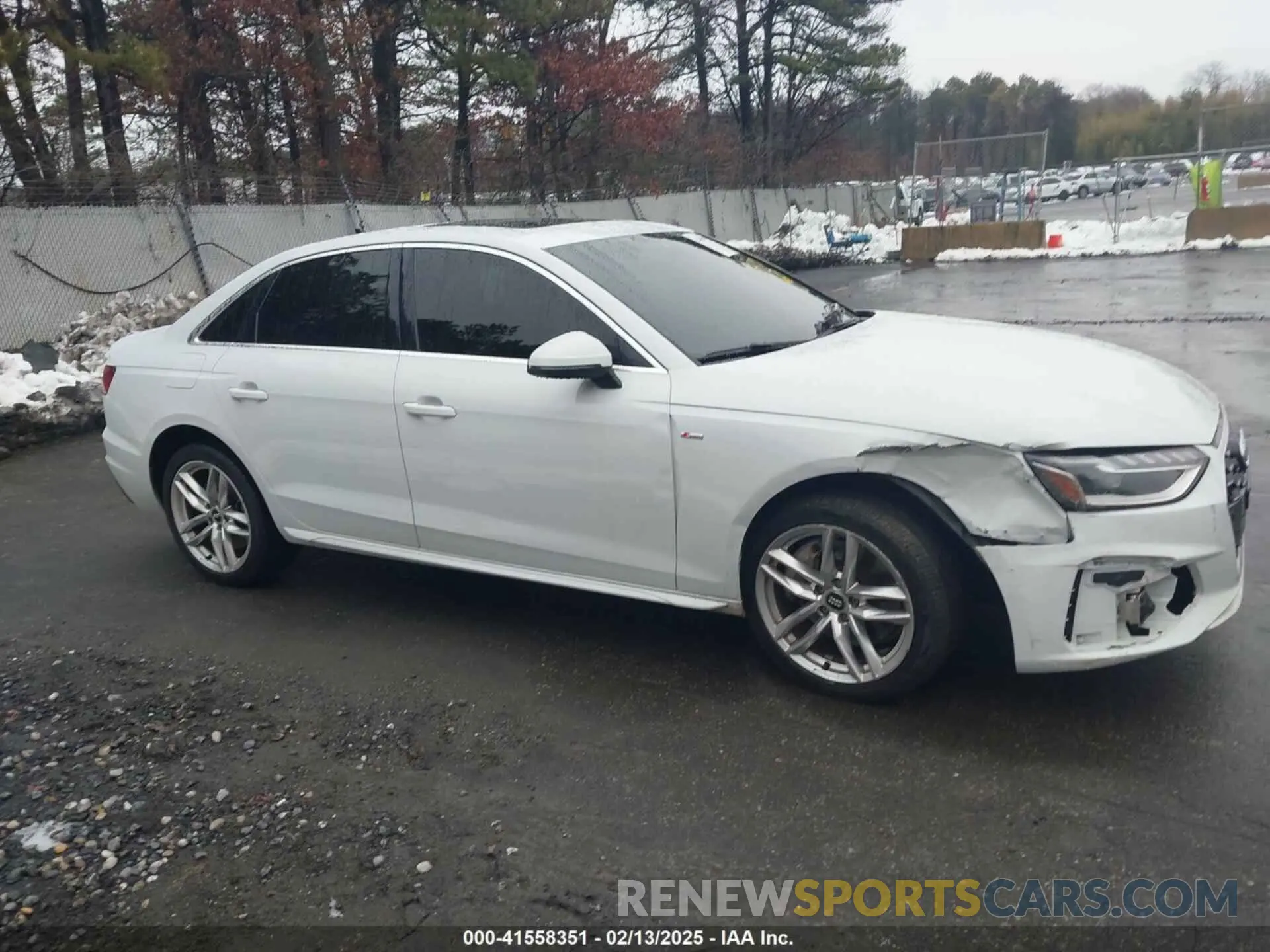 13 Photograph of a damaged car WAUEAAF48MA014602 AUDI A4 2021