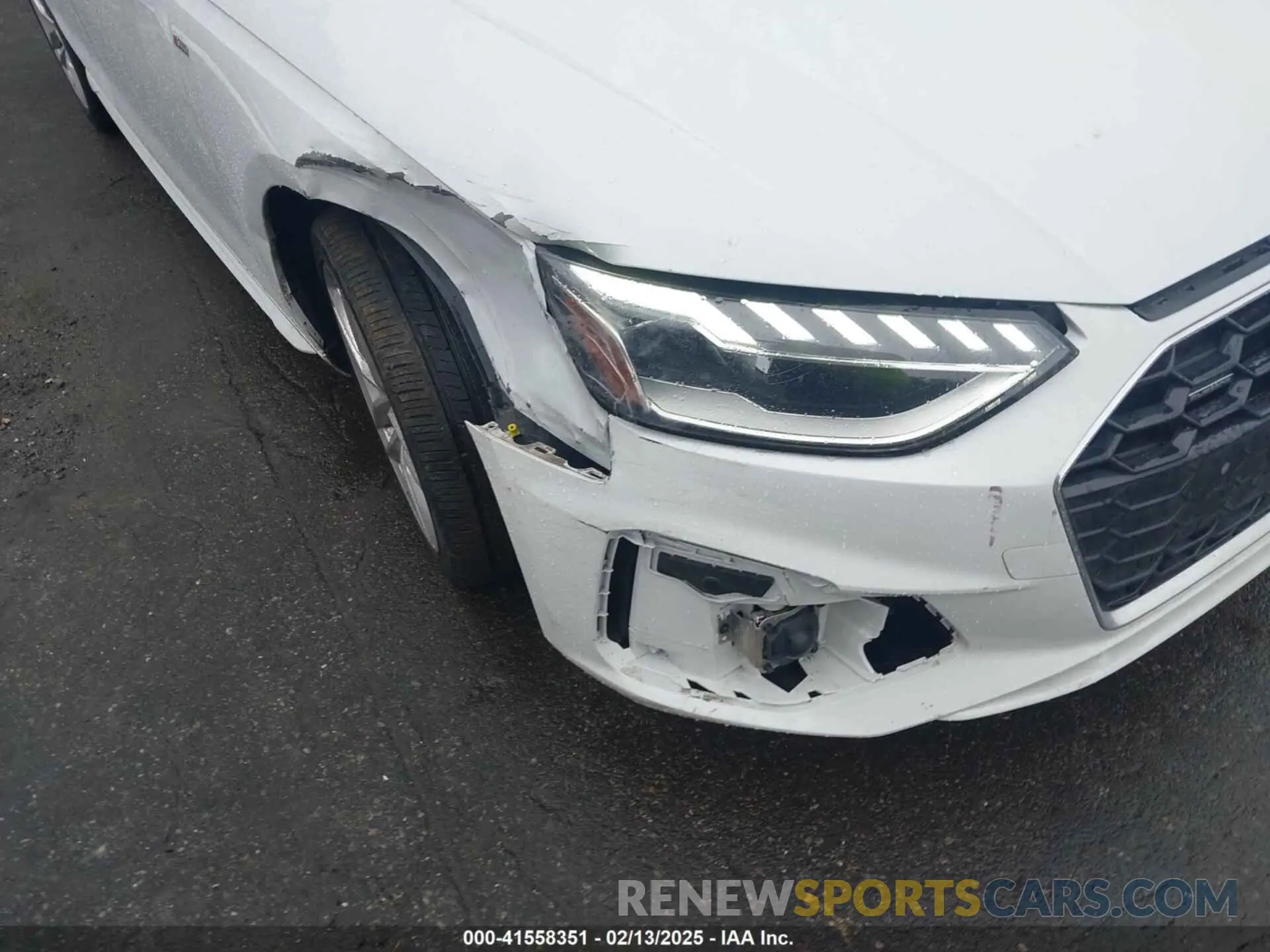 6 Photograph of a damaged car WAUEAAF48MA014602 AUDI A4 2021