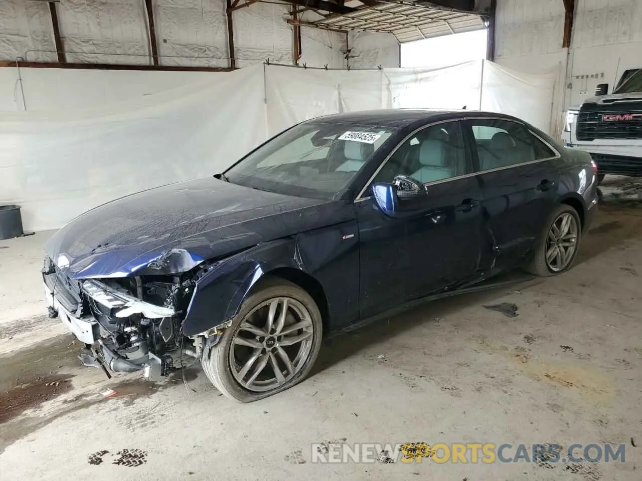 1 Photograph of a damaged car WAUEAAF48MA021629 AUDI A4 2021
