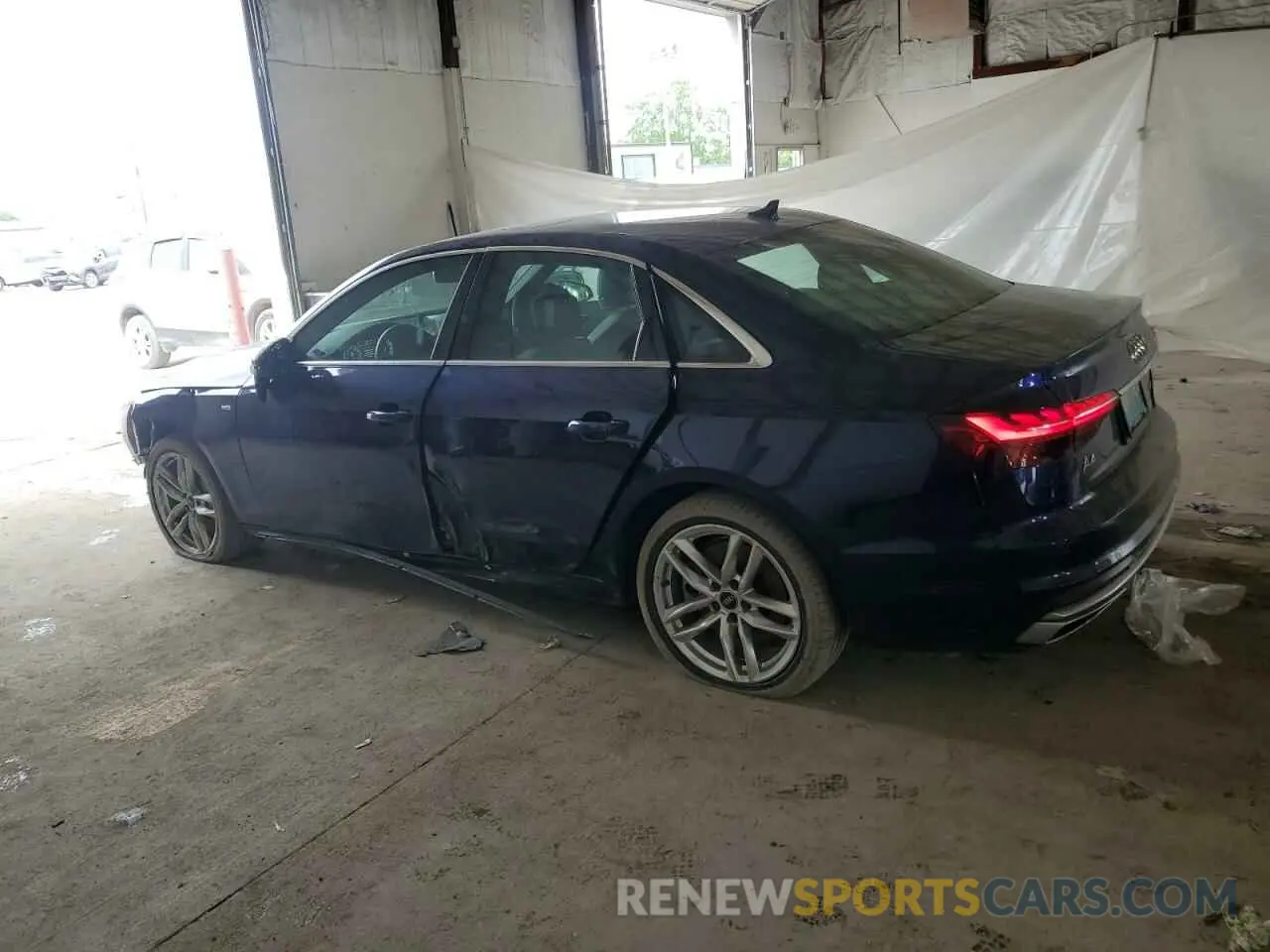 2 Photograph of a damaged car WAUEAAF48MA021629 AUDI A4 2021
