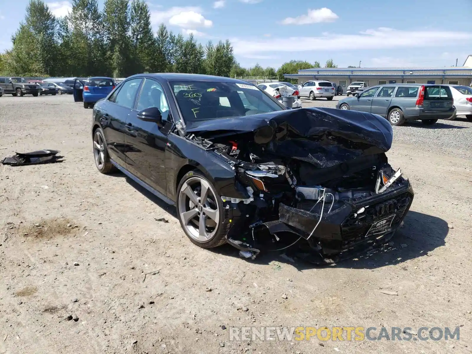 1 Photograph of a damaged car WAUEAAF49MA064070 AUDI A4 2021