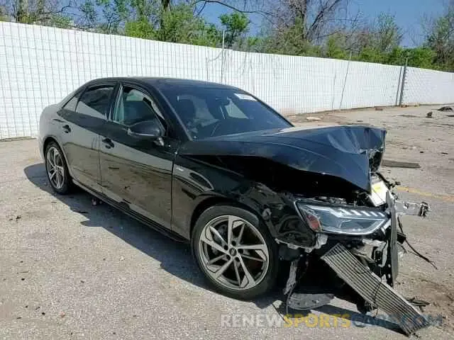 10 Photograph of a damaged car WAUEAAF49MA079393 AUDI A4 2021