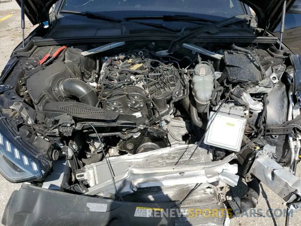 13 Photograph of a damaged car WAUEAAF49MA079393 AUDI A4 2021