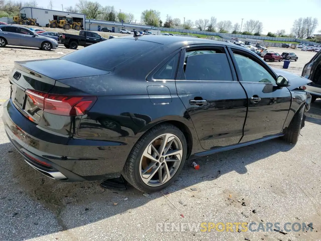 3 Photograph of a damaged car WAUEAAF49MA079393 AUDI A4 2021