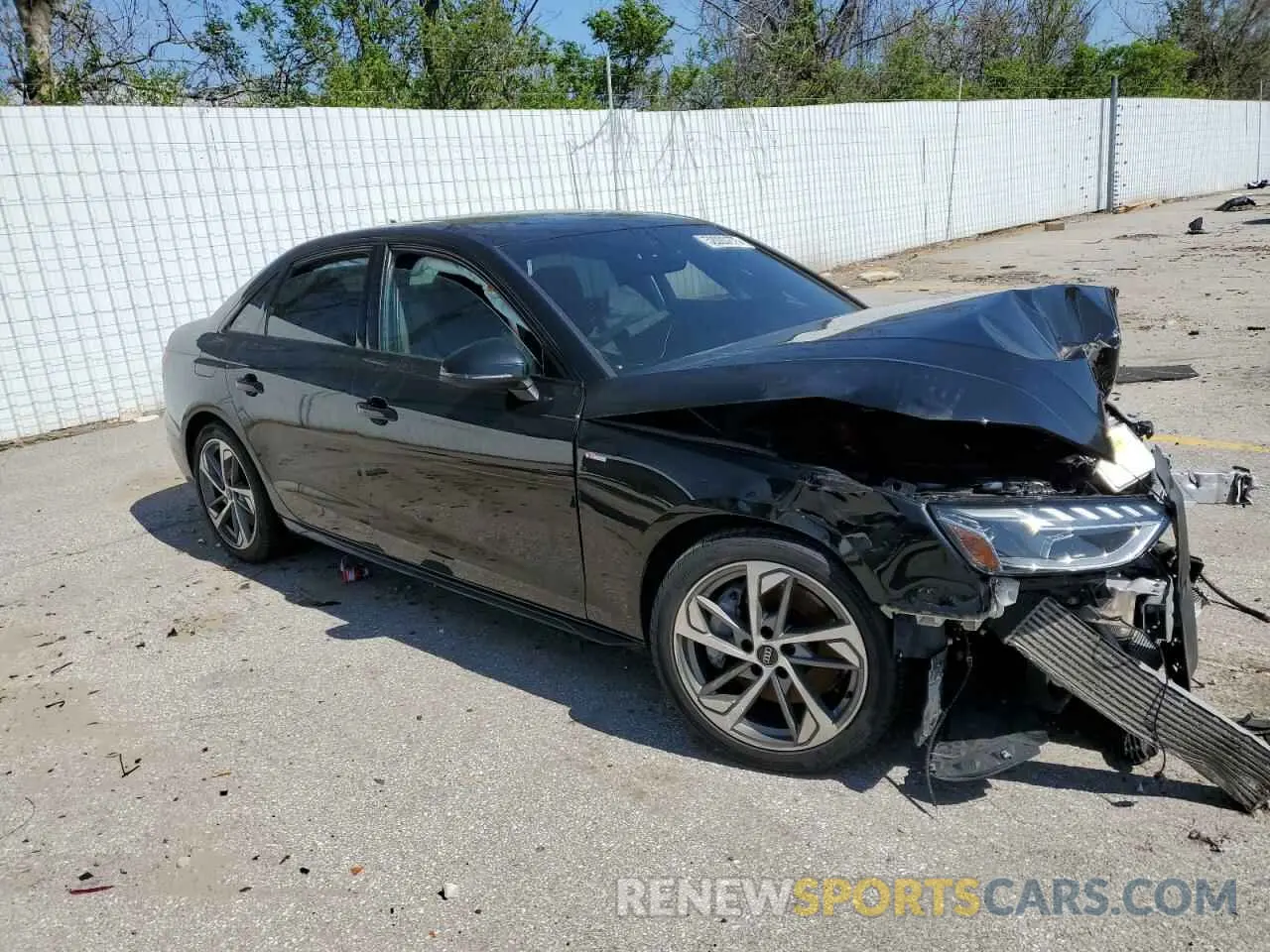 4 Photograph of a damaged car WAUEAAF49MA079393 AUDI A4 2021