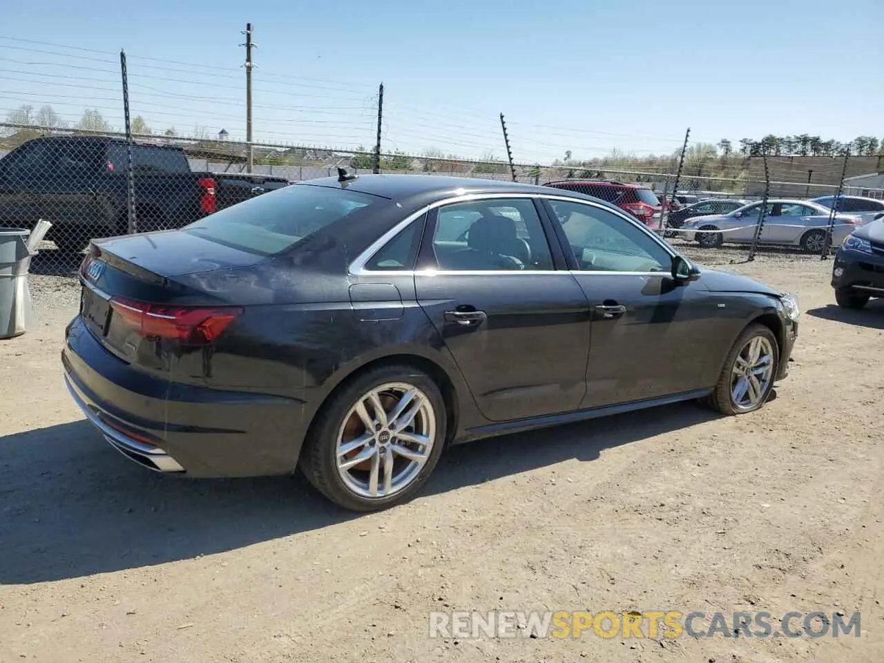 3 Photograph of a damaged car WAUEAAF4XMN008079 AUDI A4 2021