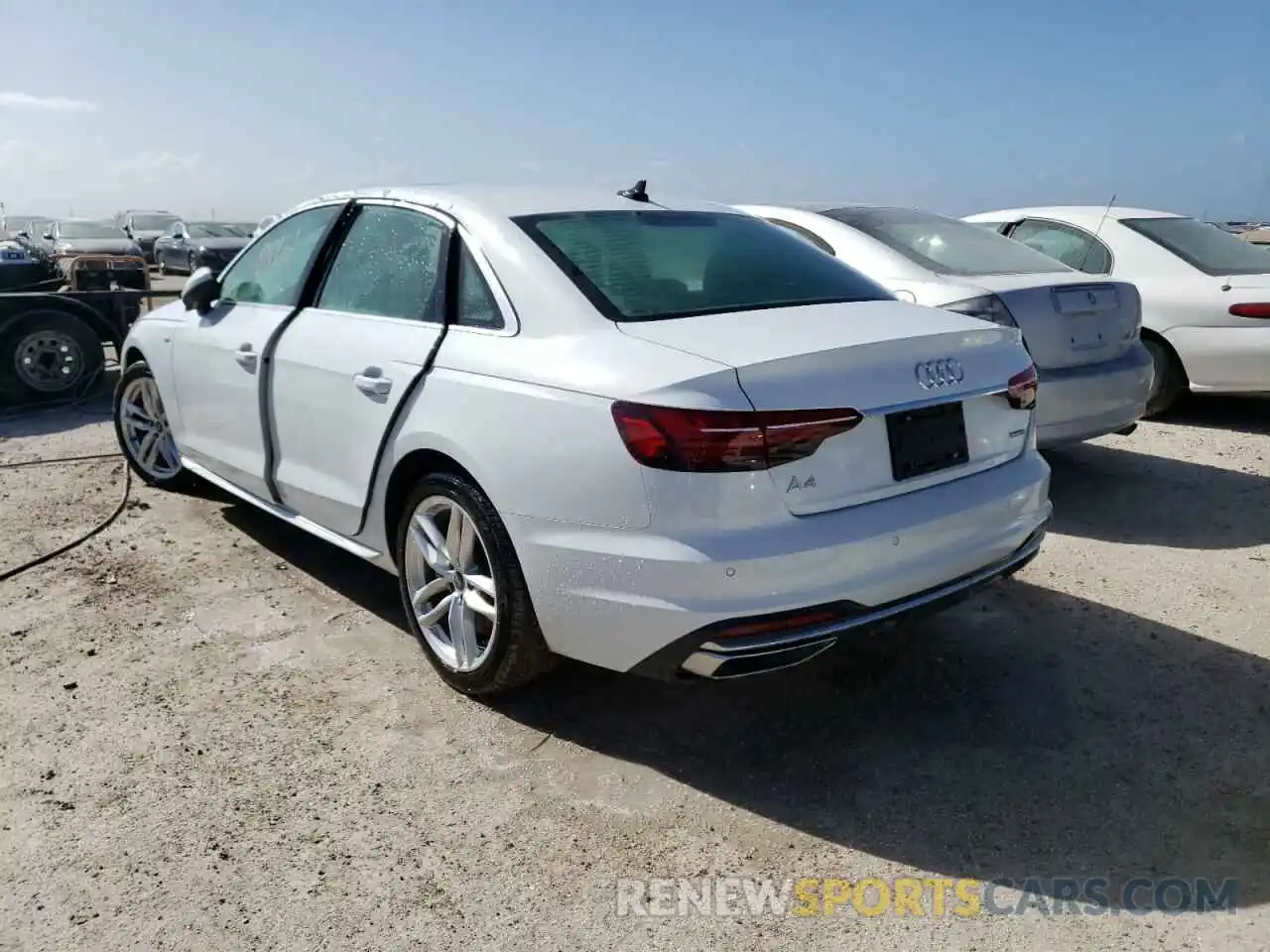 3 Photograph of a damaged car WAUEABF42MA077037 AUDI A4 2021