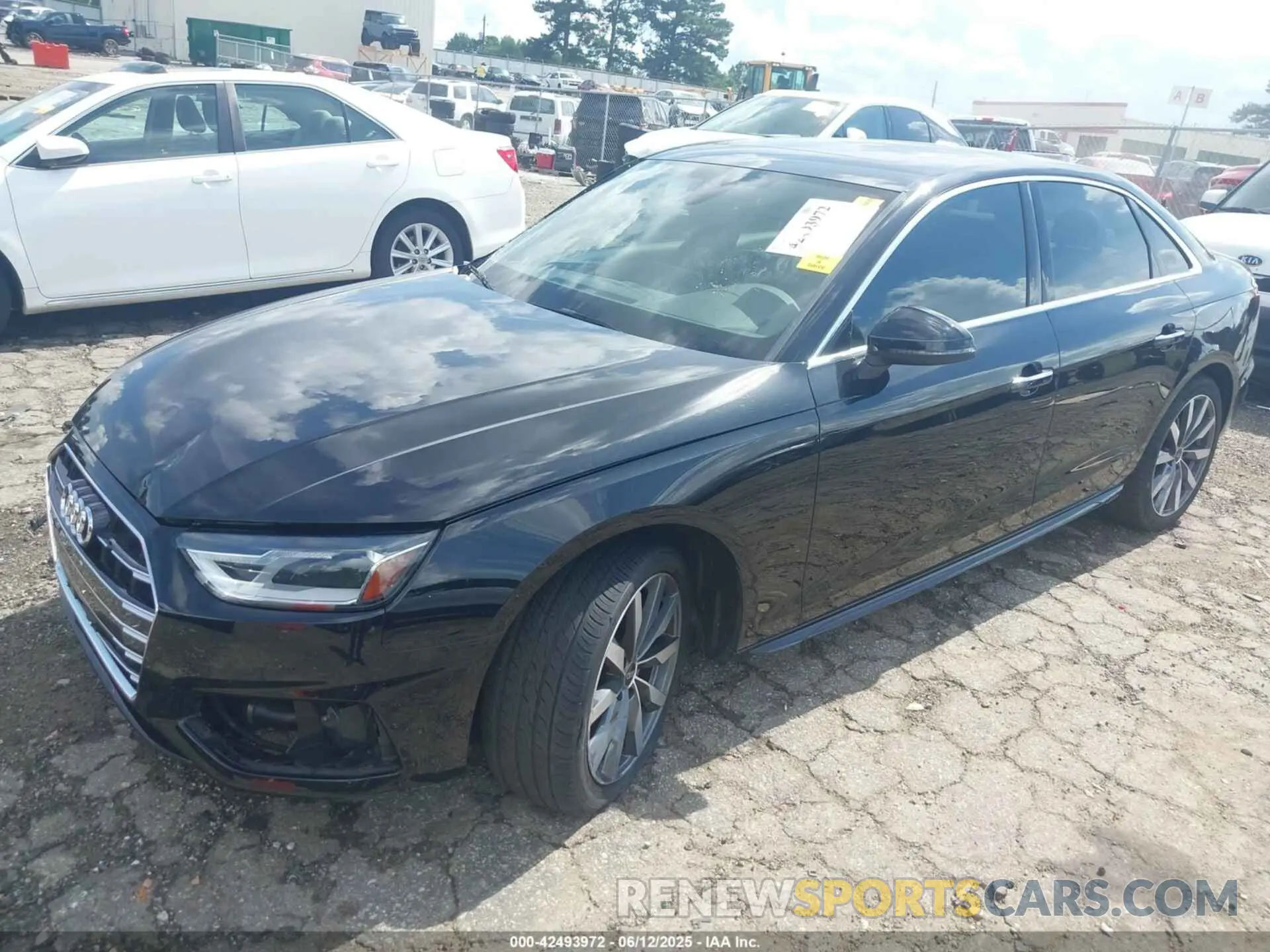 2 Photograph of a damaged car WAUABAF42NN001964 AUDI A4 2022