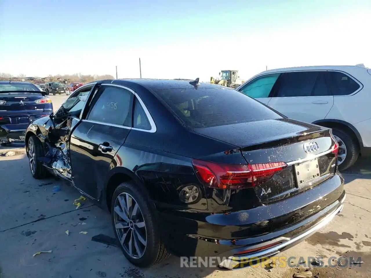 3 Photograph of a damaged car WAUABAF42NN003780 AUDI A4 2022