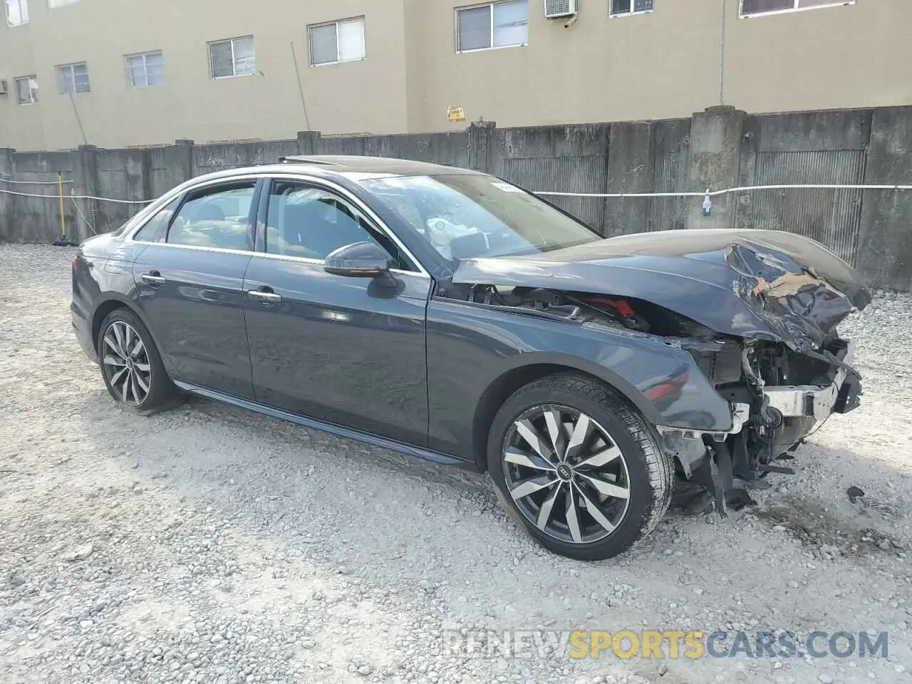 4 Photograph of a damaged car WAUABAF43NA006338 AUDI A4 2022