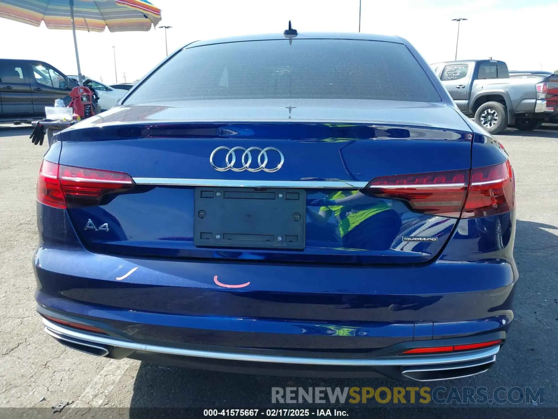17 Photograph of a damaged car WAUABAF44NA016800 AUDI A4 2022
