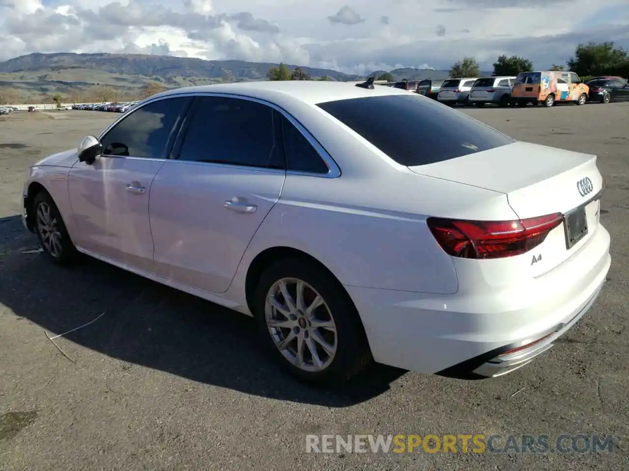 2 Photograph of a damaged car WAUABAF44NN007457 AUDI A4 2022