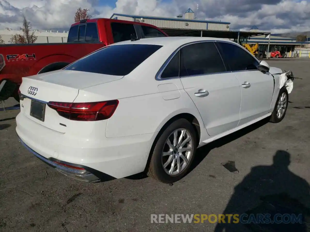 3 Photograph of a damaged car WAUABAF44NN007457 AUDI A4 2022