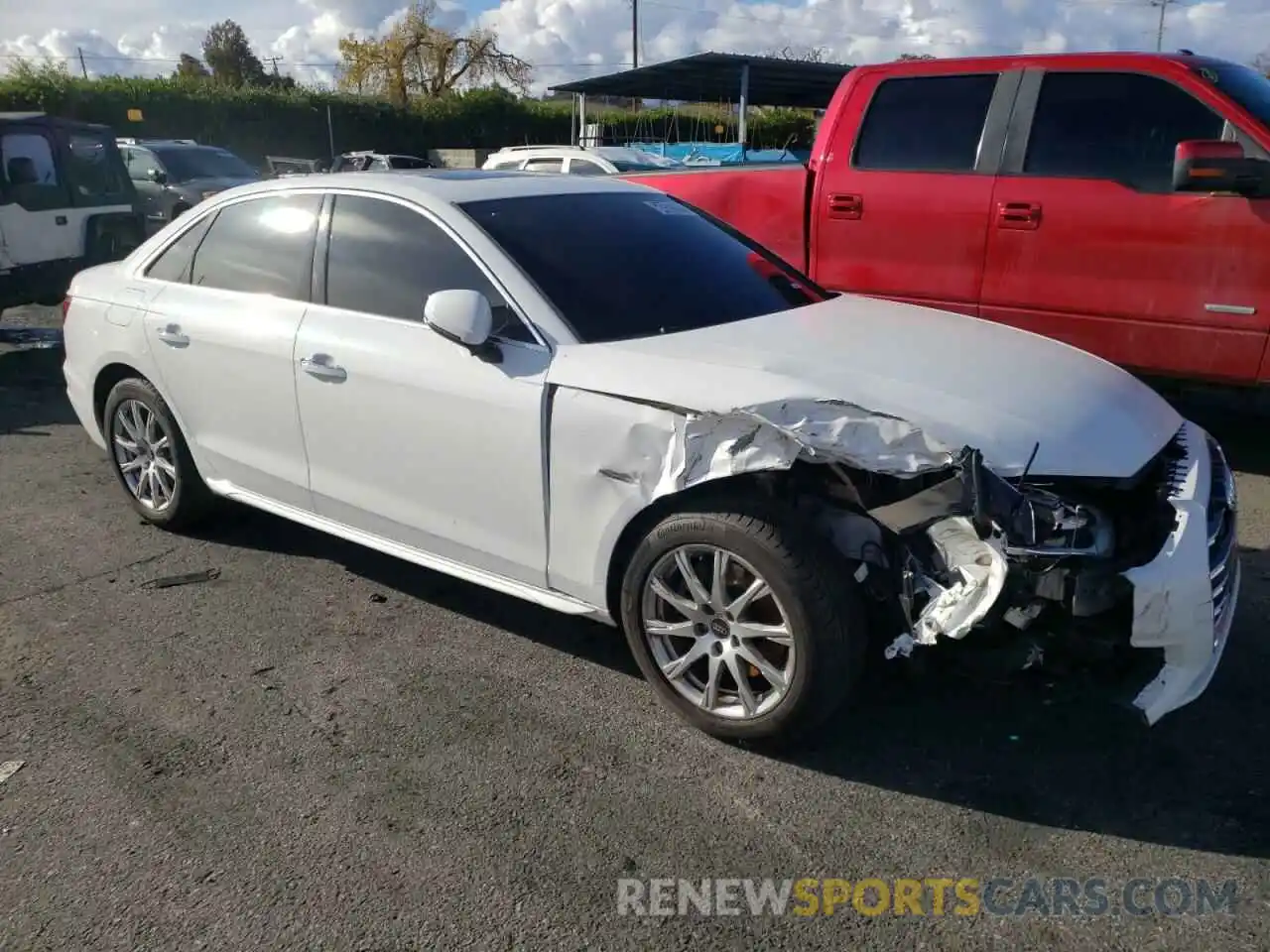 4 Photograph of a damaged car WAUABAF44NN007457 AUDI A4 2022