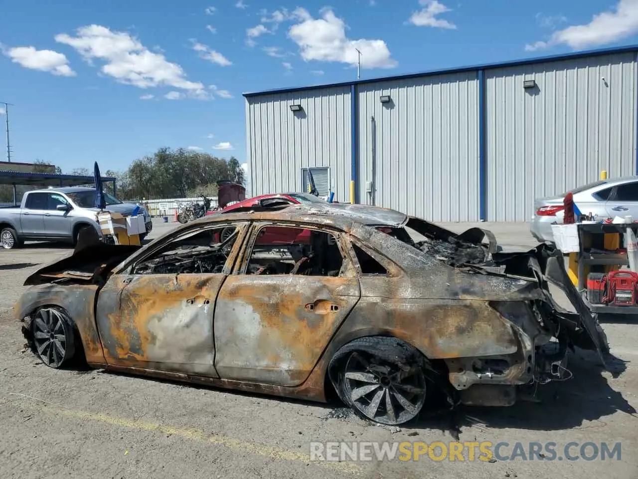 2 Photograph of a damaged car WAUBBAF41NN009252 AUDI A4 2022
