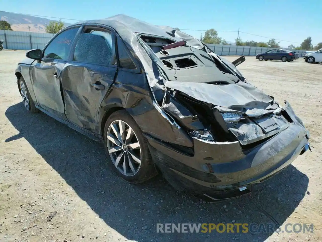 3 Photograph of a damaged car WAUBBAF42NN008319 AUDI A4 2022