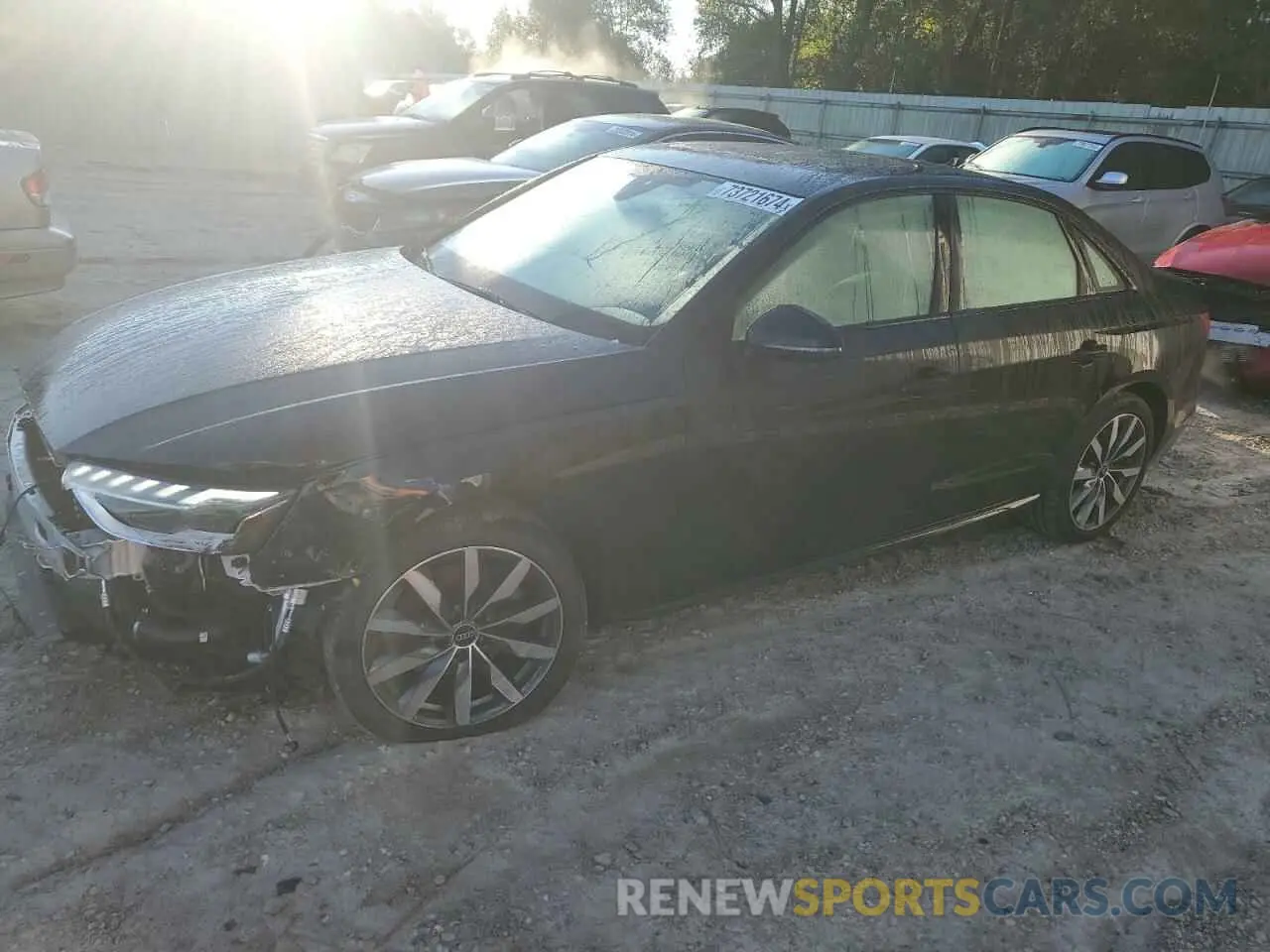 1 Photograph of a damaged car WAUBBAF43NN002867 AUDI A4 2022