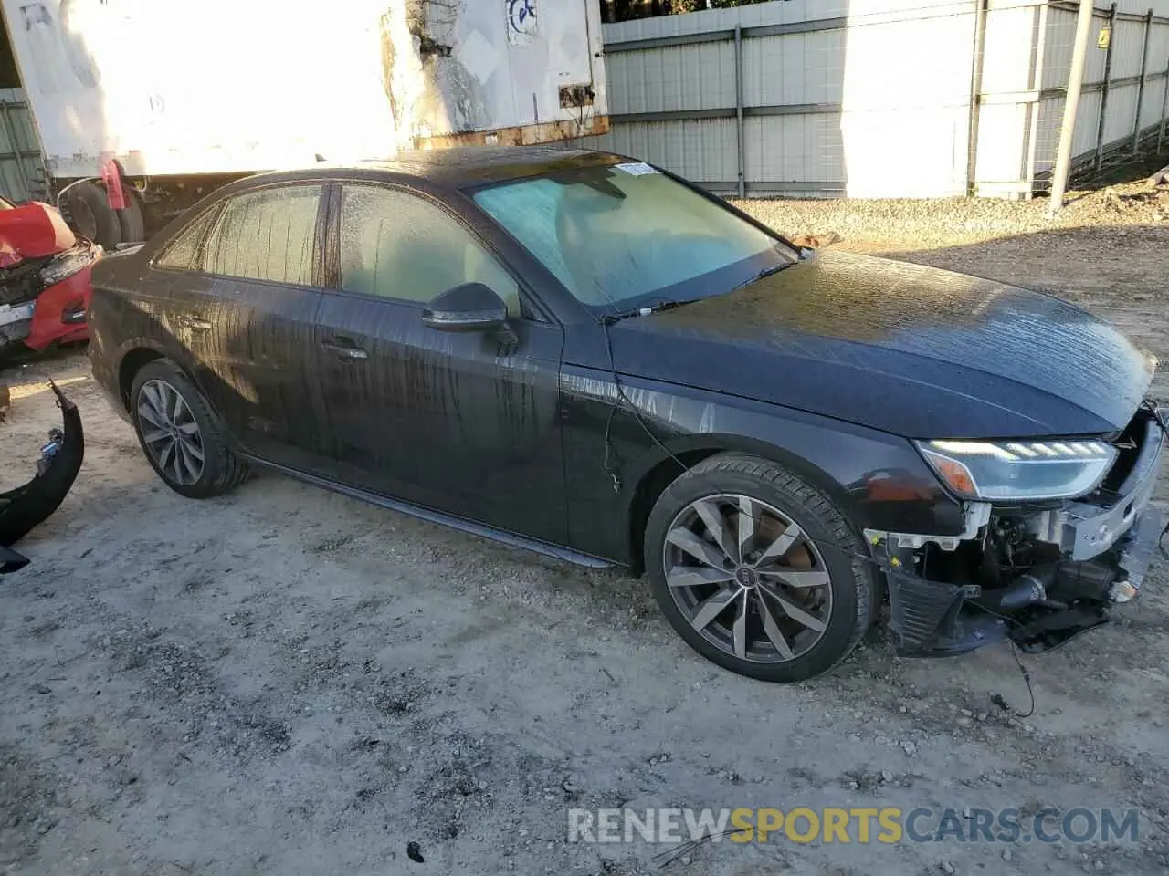 4 Photograph of a damaged car WAUBBAF43NN002867 AUDI A4 2022