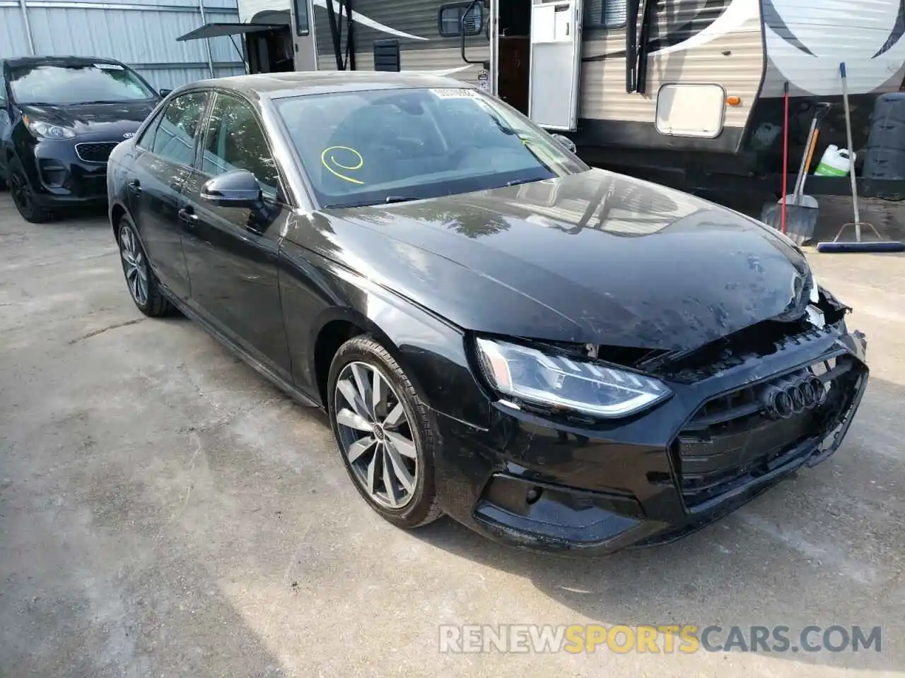 1 Photograph of a damaged car WAUBBAF45NN010999 AUDI A4 2022